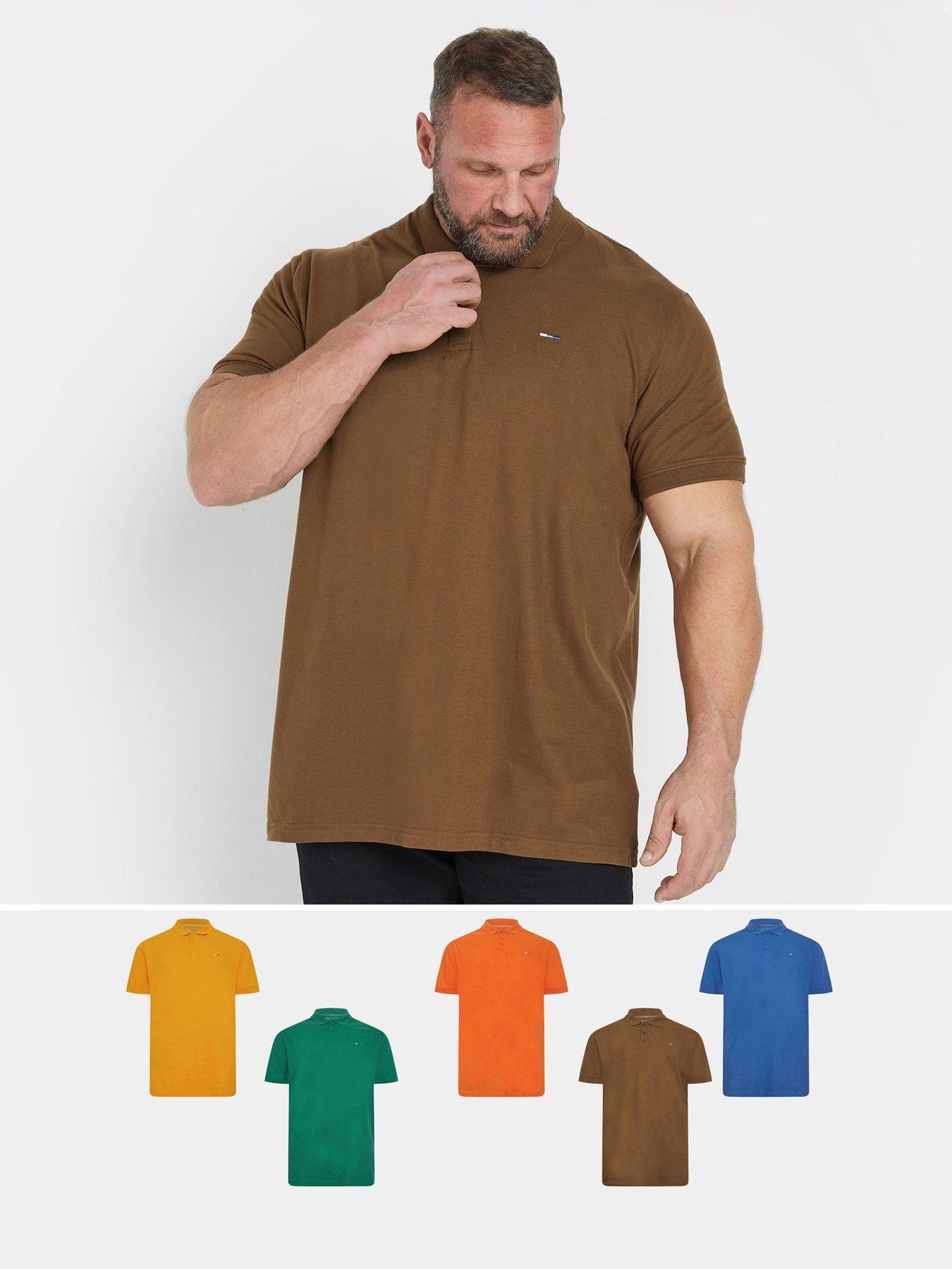 badrhino-5-pack-plain-polo-shirt