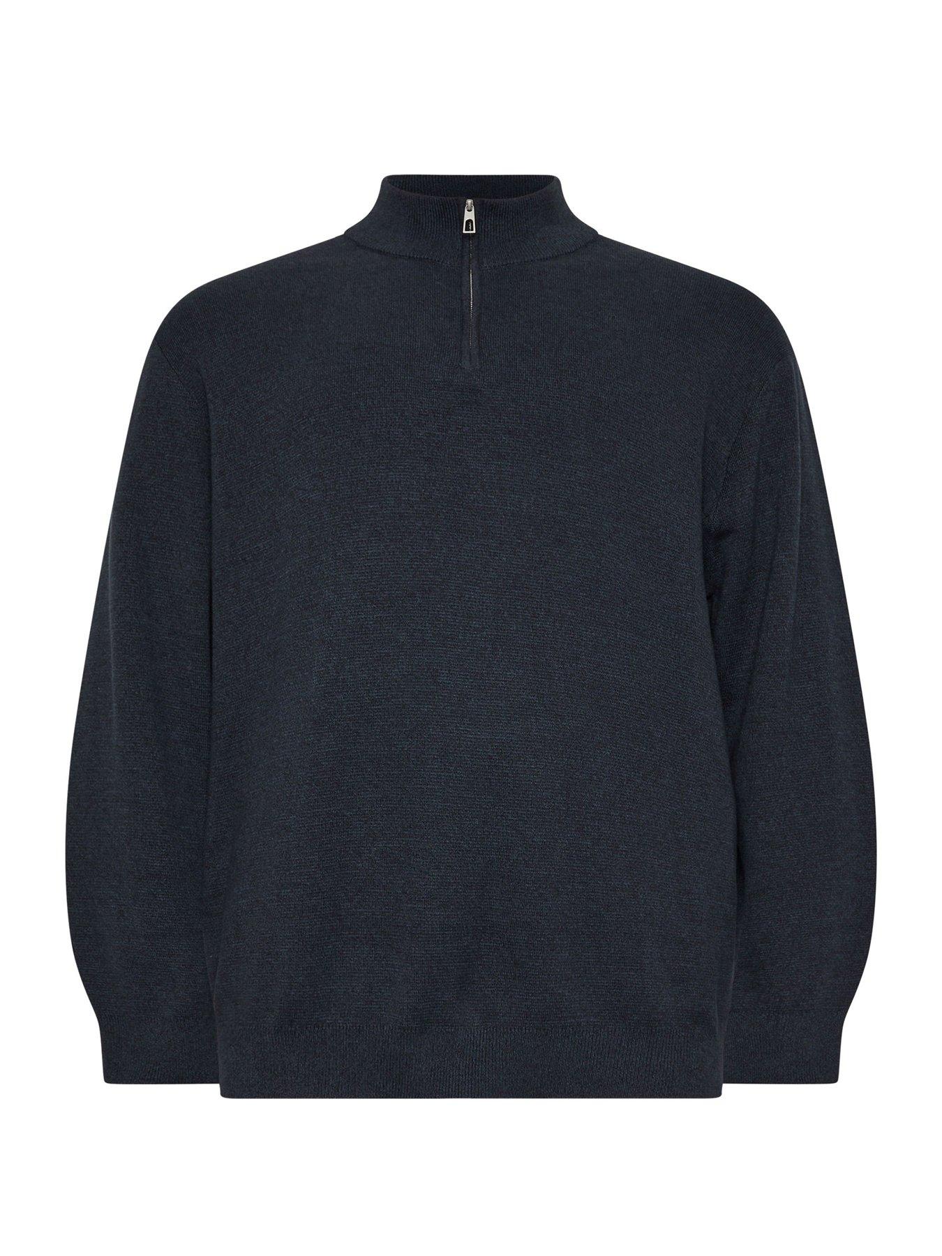 badrhino-badrhino-quarter-zip-knitted-jumperback