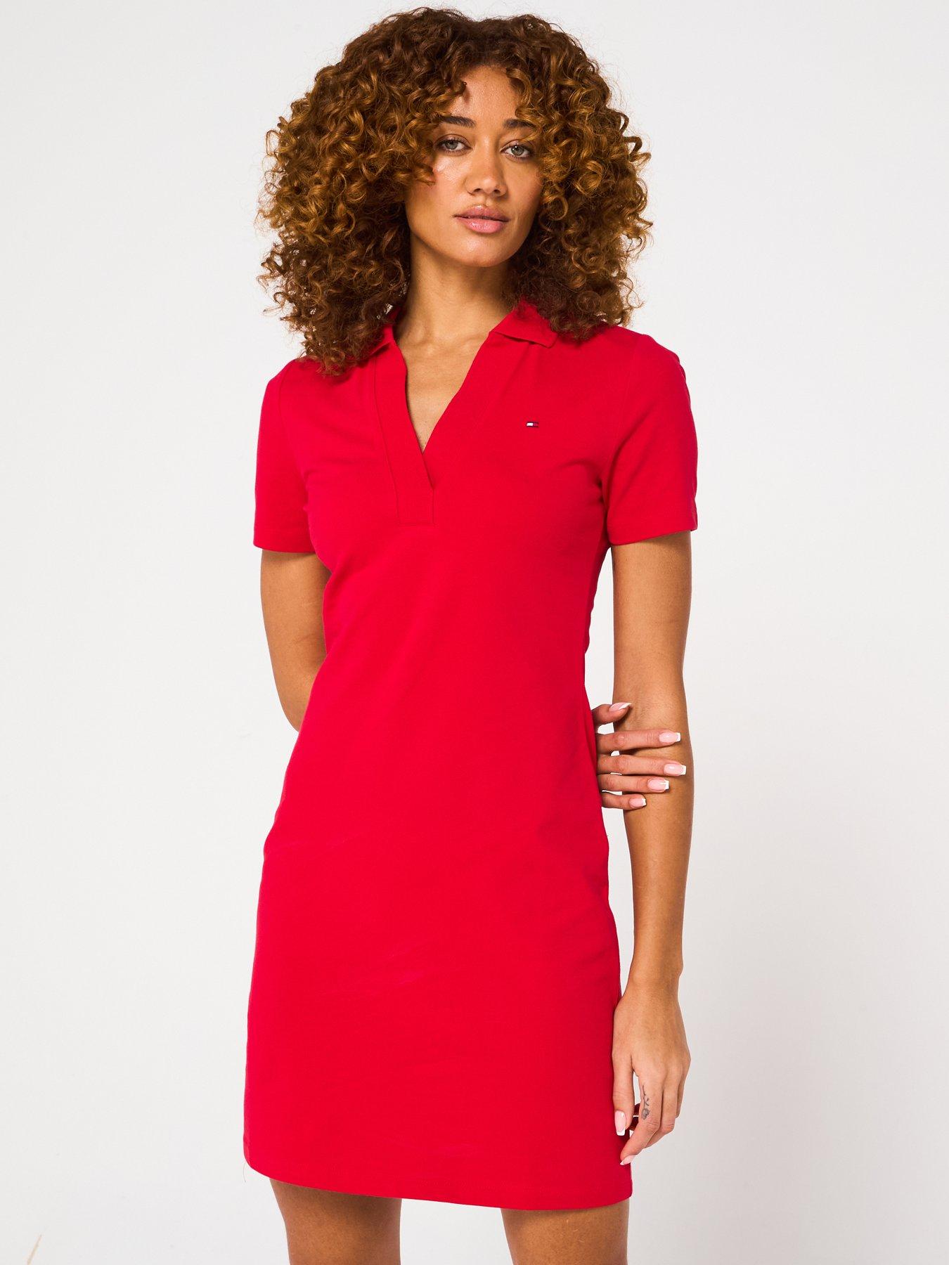 Tommy Hilfiger Polo Mini Dress - Red