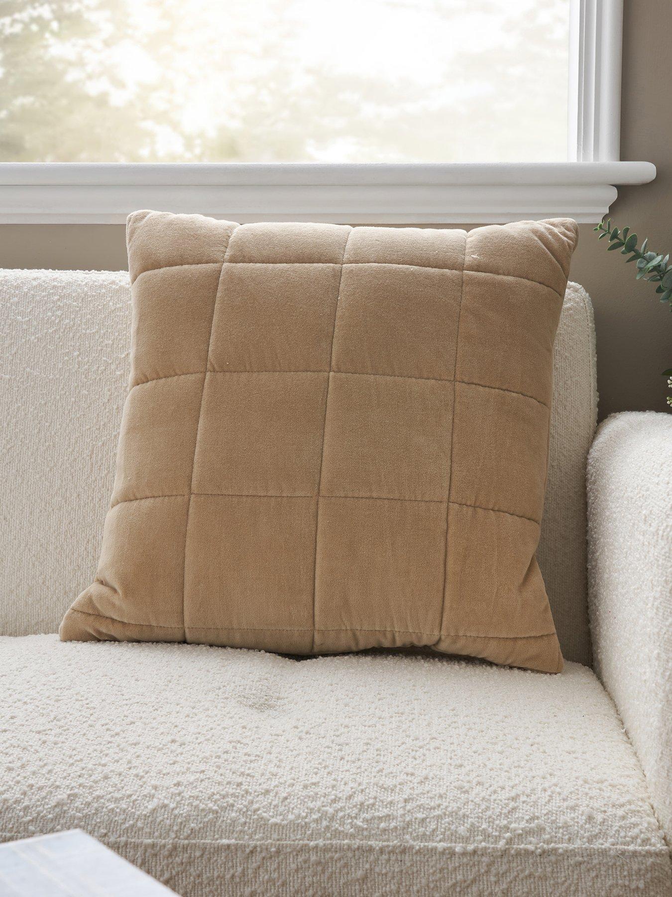 Image 1 of 7 of The Very Collection Square Stitch Quilted Cushion