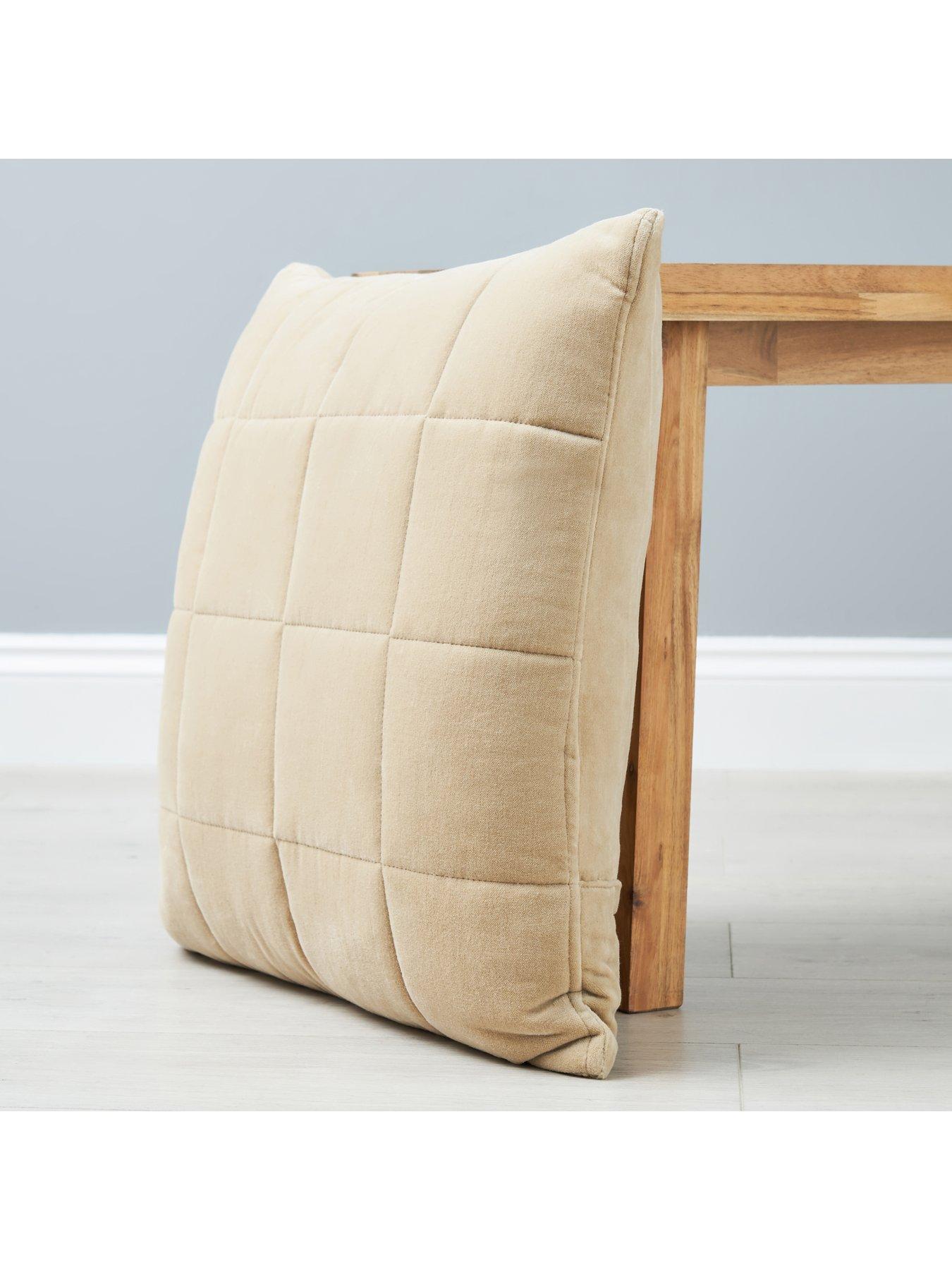 very-home-square-stitch-quilted-cushionback