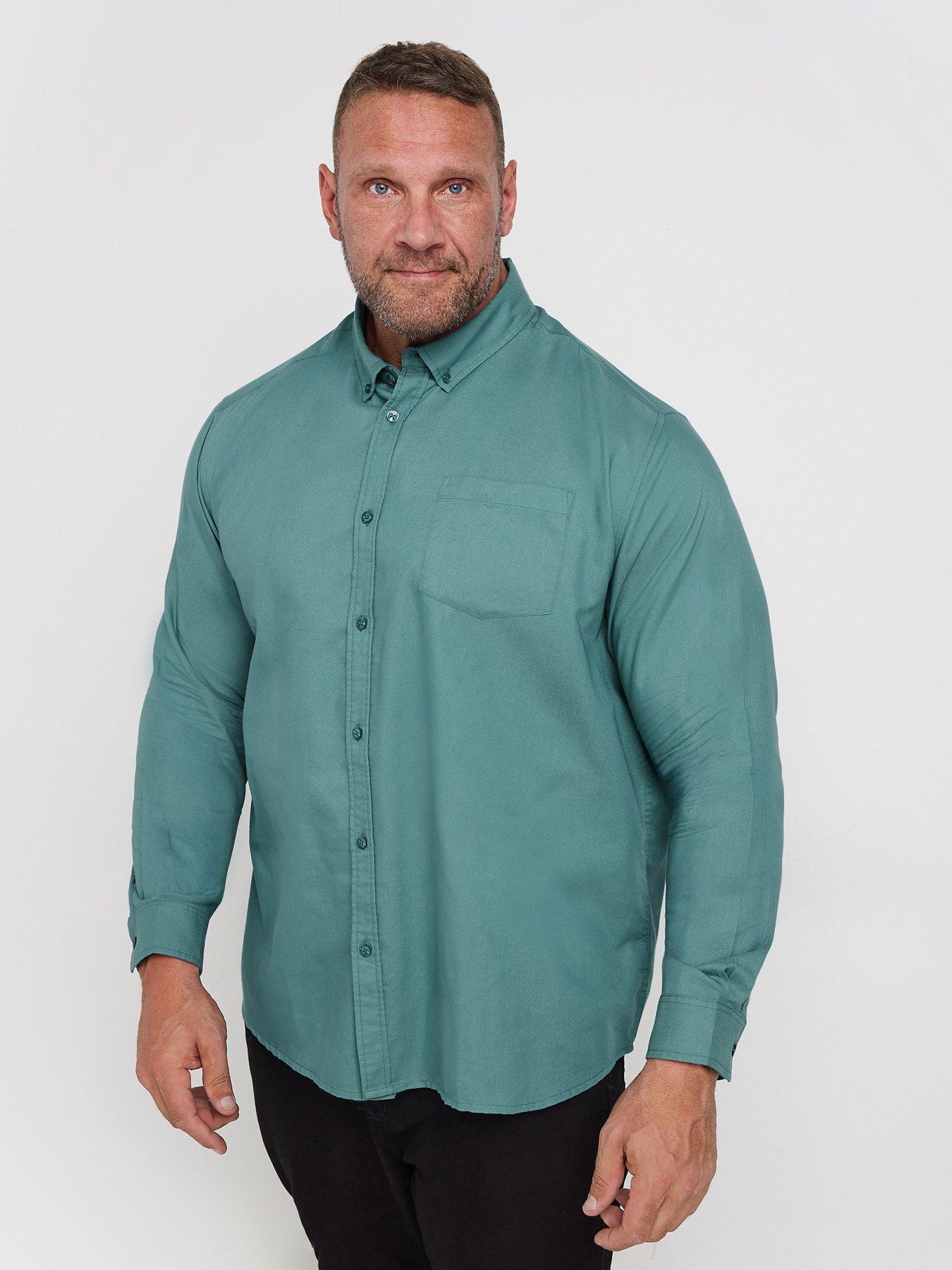 oxford dress shirt 8xl Men's Long Sleeve Executive Oxford Dress Shirt