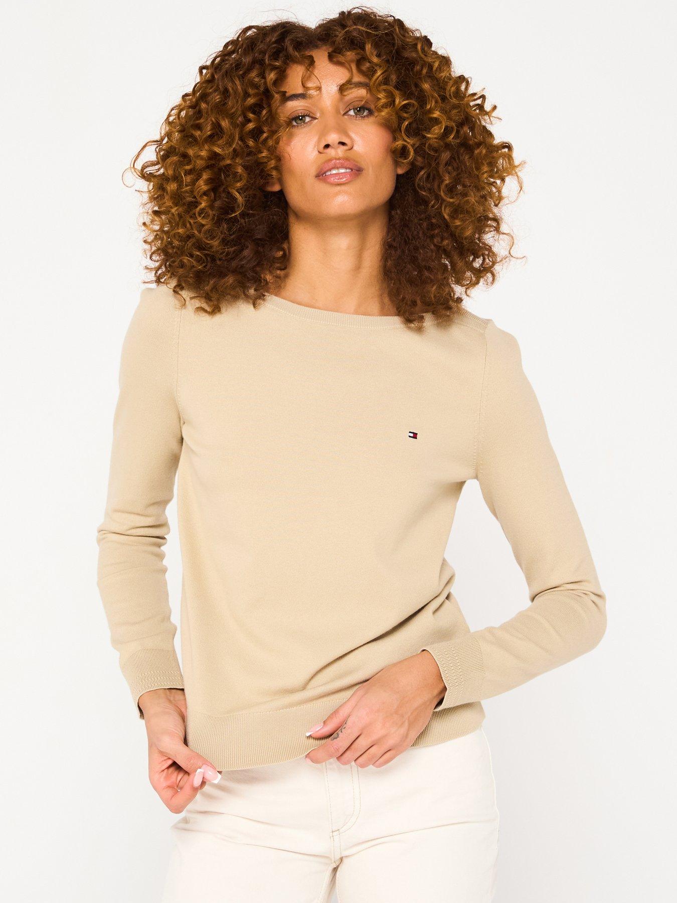 tommy-hilfiger-mini-logo-boat-neck-jumper-beige