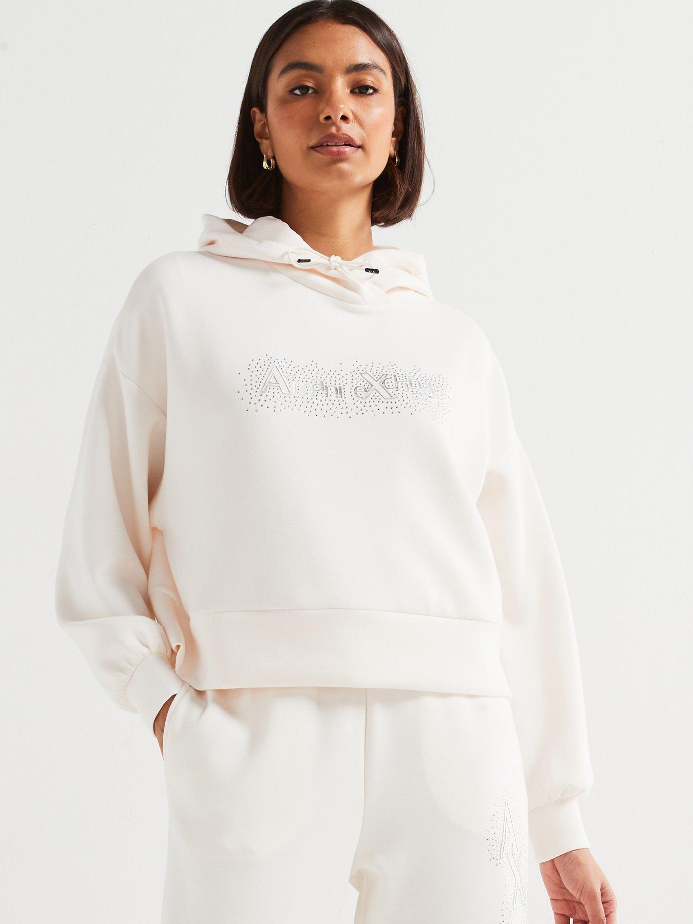 armani-exchange-embellished-logo-hoodie-white