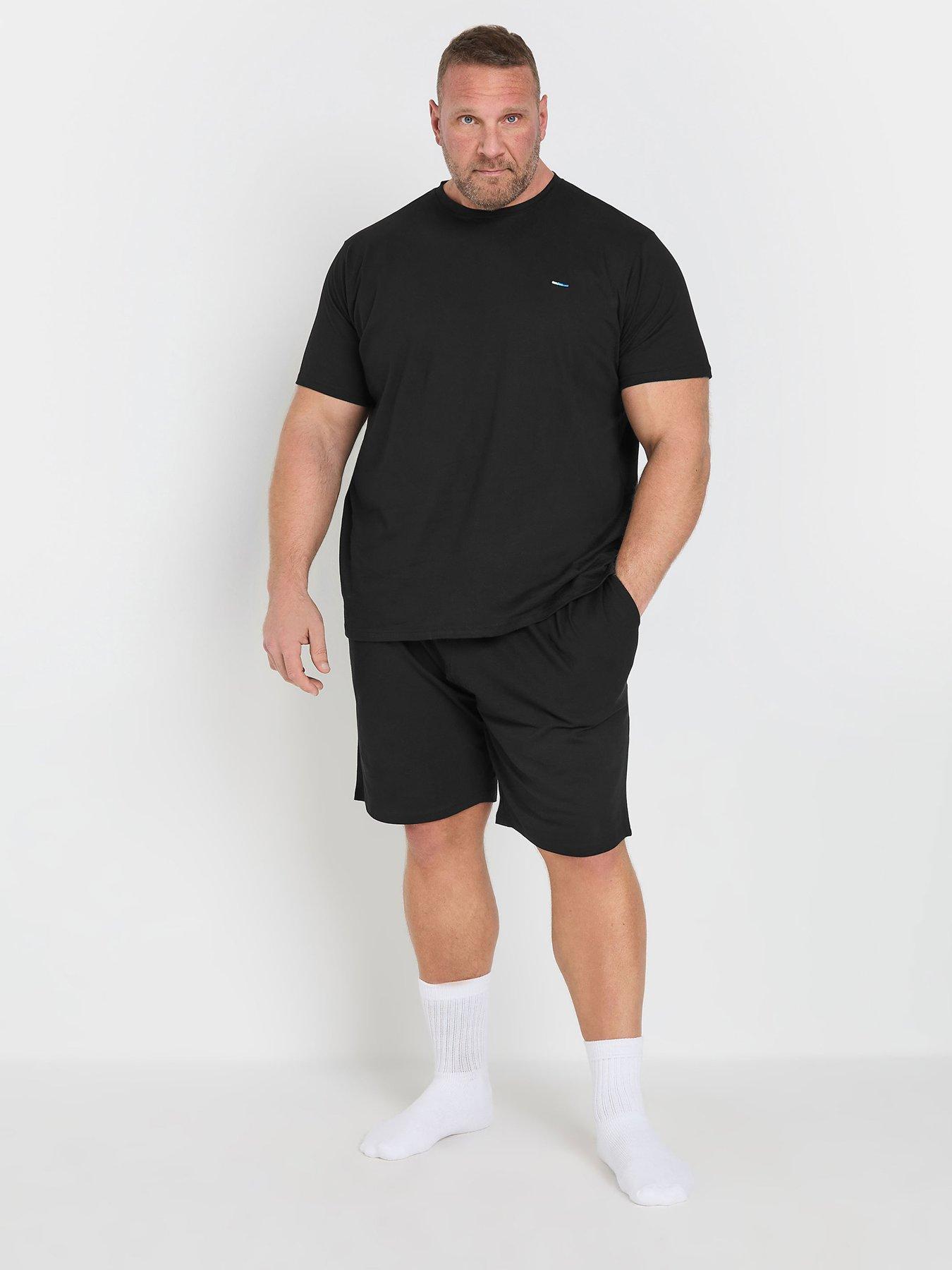 badrhino-big-amp-tall-lounge-short-and-t-shirt-set-black