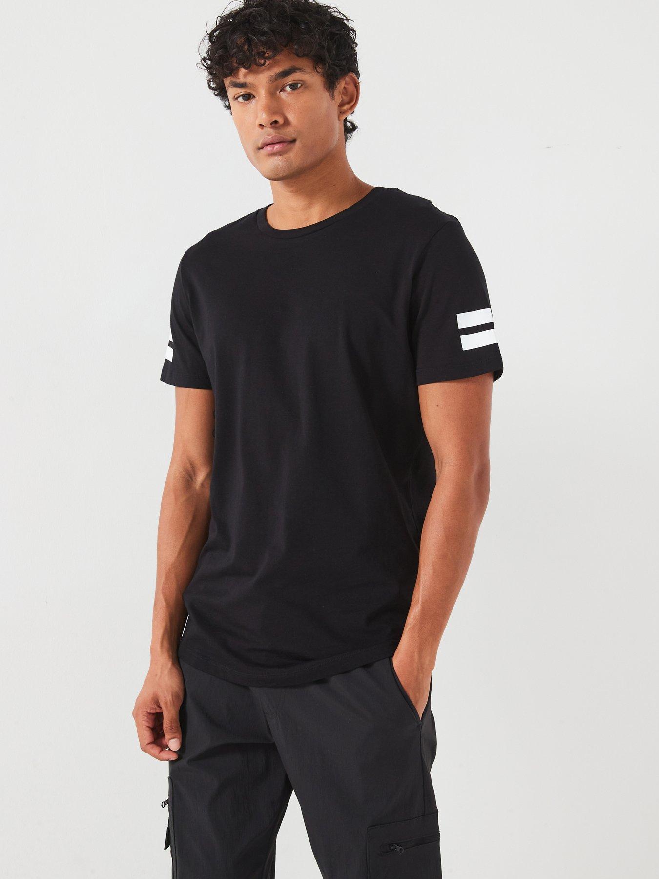 jack-jones-boro-tape-shoulder-t-shirt-blackfront