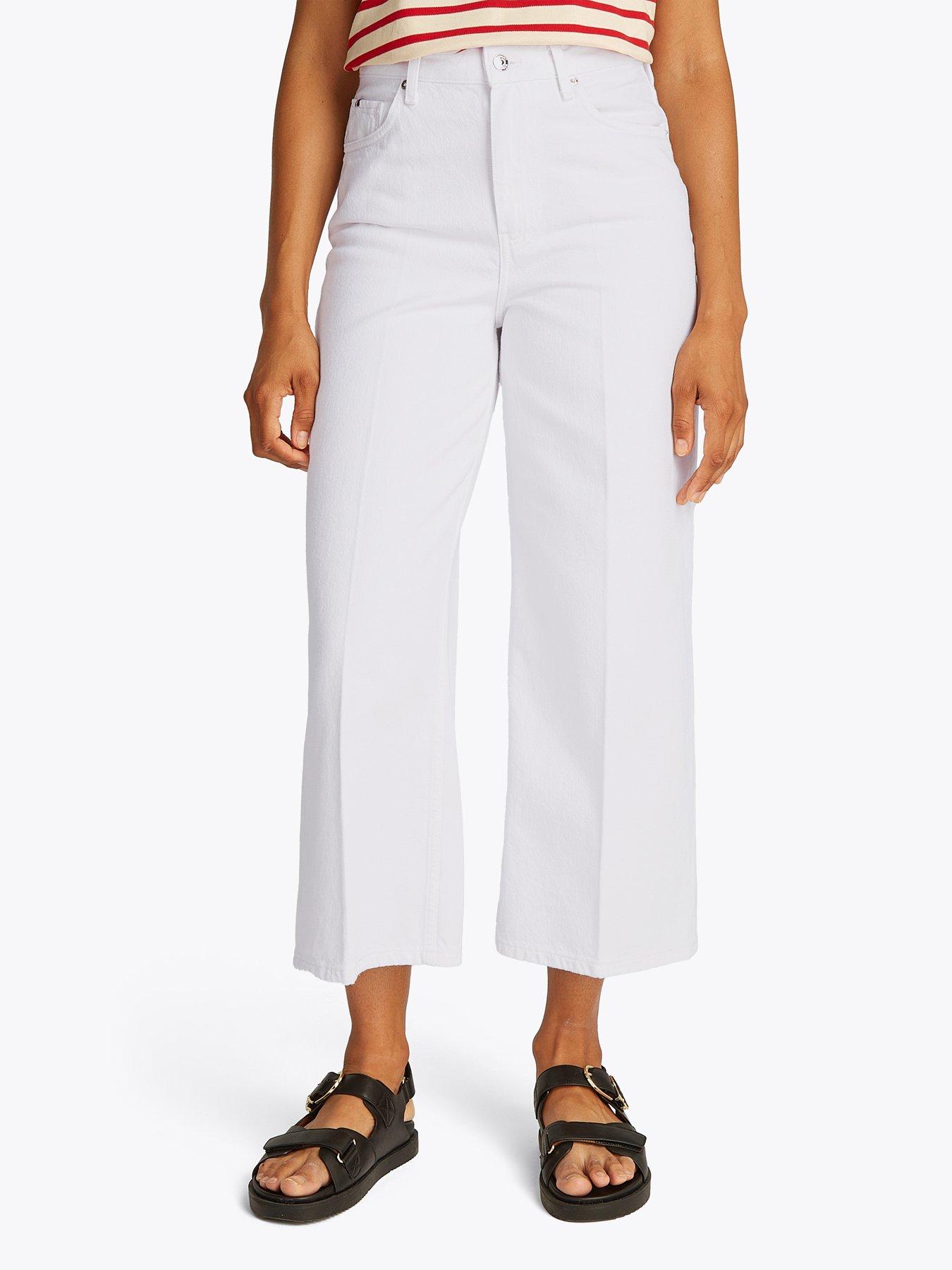 tommy-hilfiger-high-rise-wide-leg-jeans-whitefront
