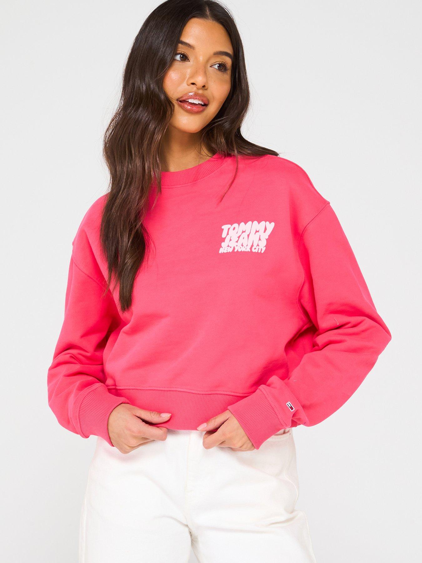 tommy-jeans-bubble-logo-sweatshirt-pinkfront