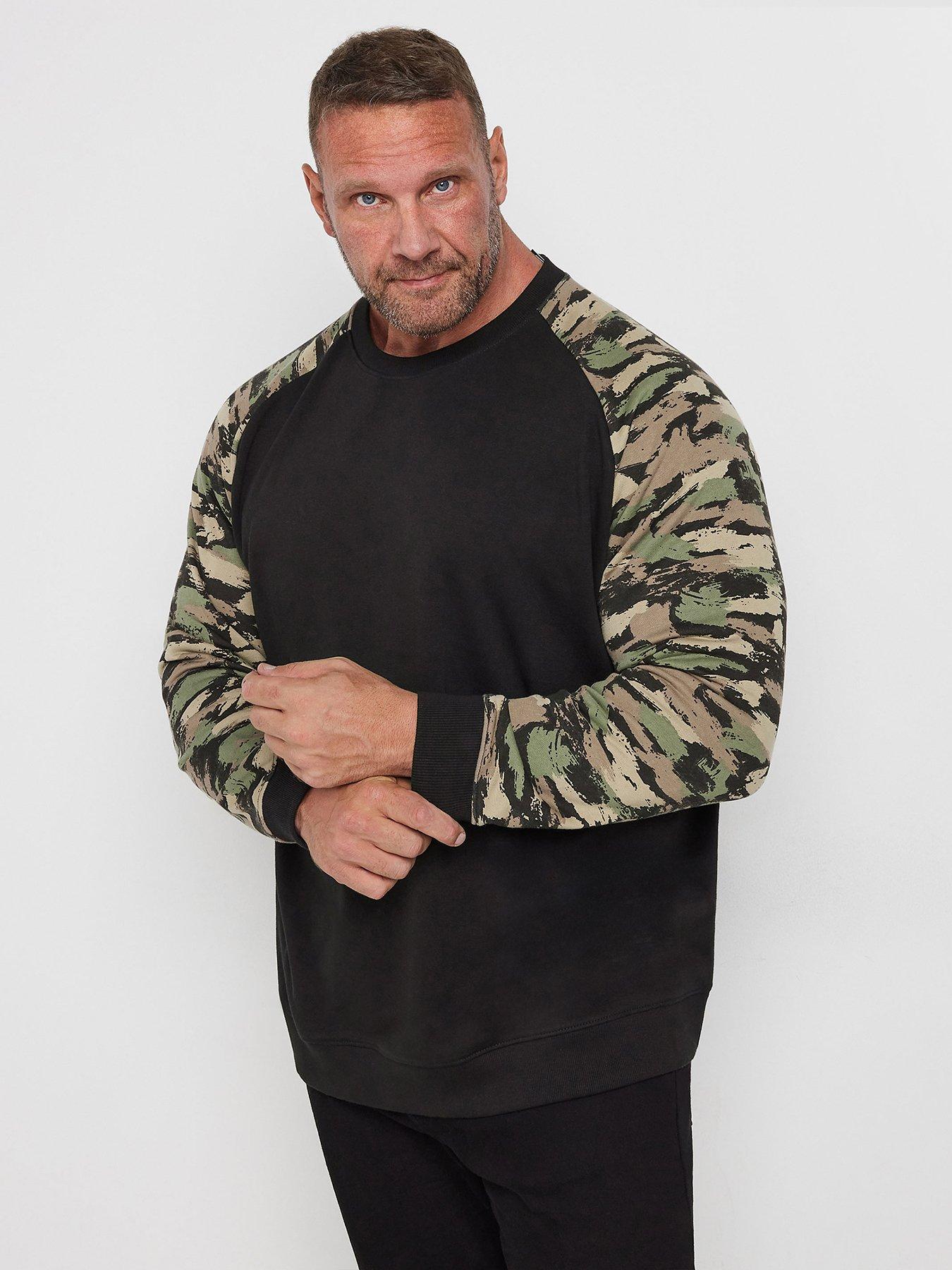 Image 1 of 3 of BadRhino Badrhino Camo Raglan Sweatshirt
