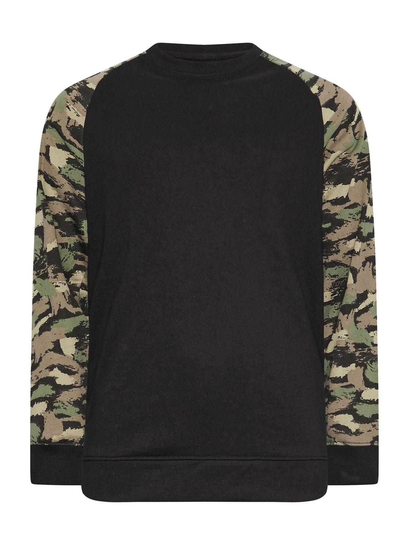Image 2 of 3 of BadRhino Badrhino Camo Raglan Sweatshirt