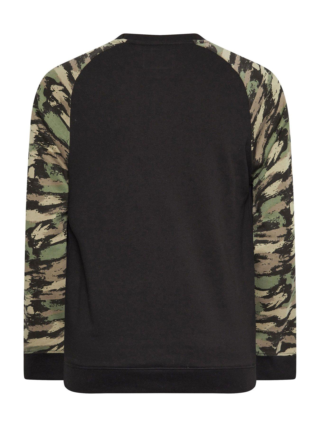 Image 3 of 3 of BadRhino Badrhino Camo Raglan Sweatshirt