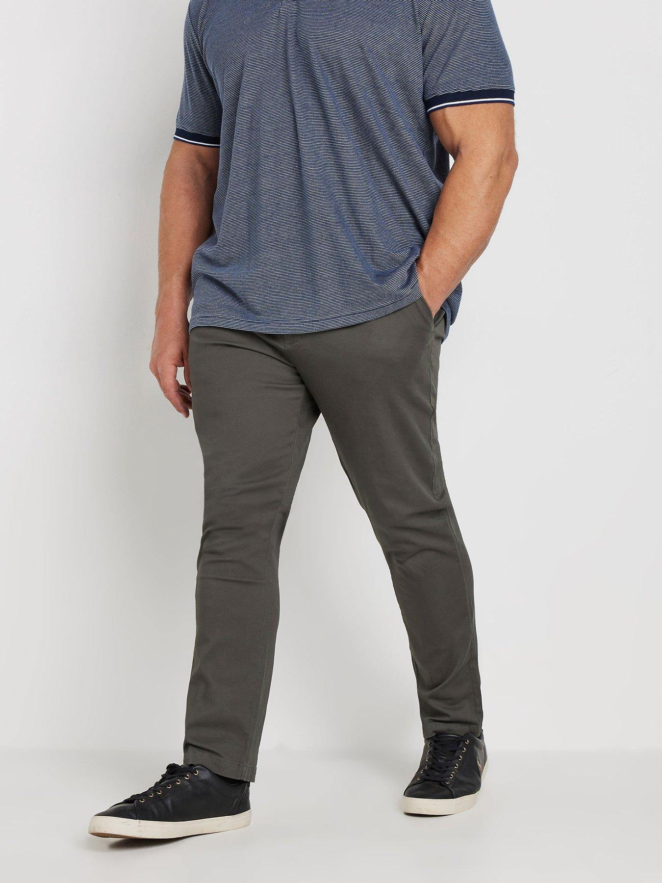 Image 1 of 2 of BadRhino Chino Trousers 32" - Grey