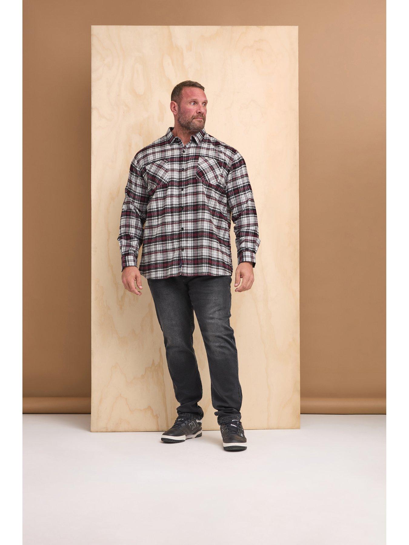 badrhino-badrhino-brushed-checked-long-sleeve-shirtback