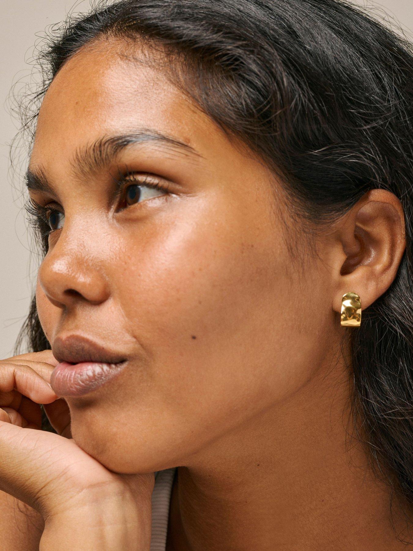 enamel-copenhagen-ziva-gold-hoops-18ct-gold-plated-and-925-sterling-silverstillFront