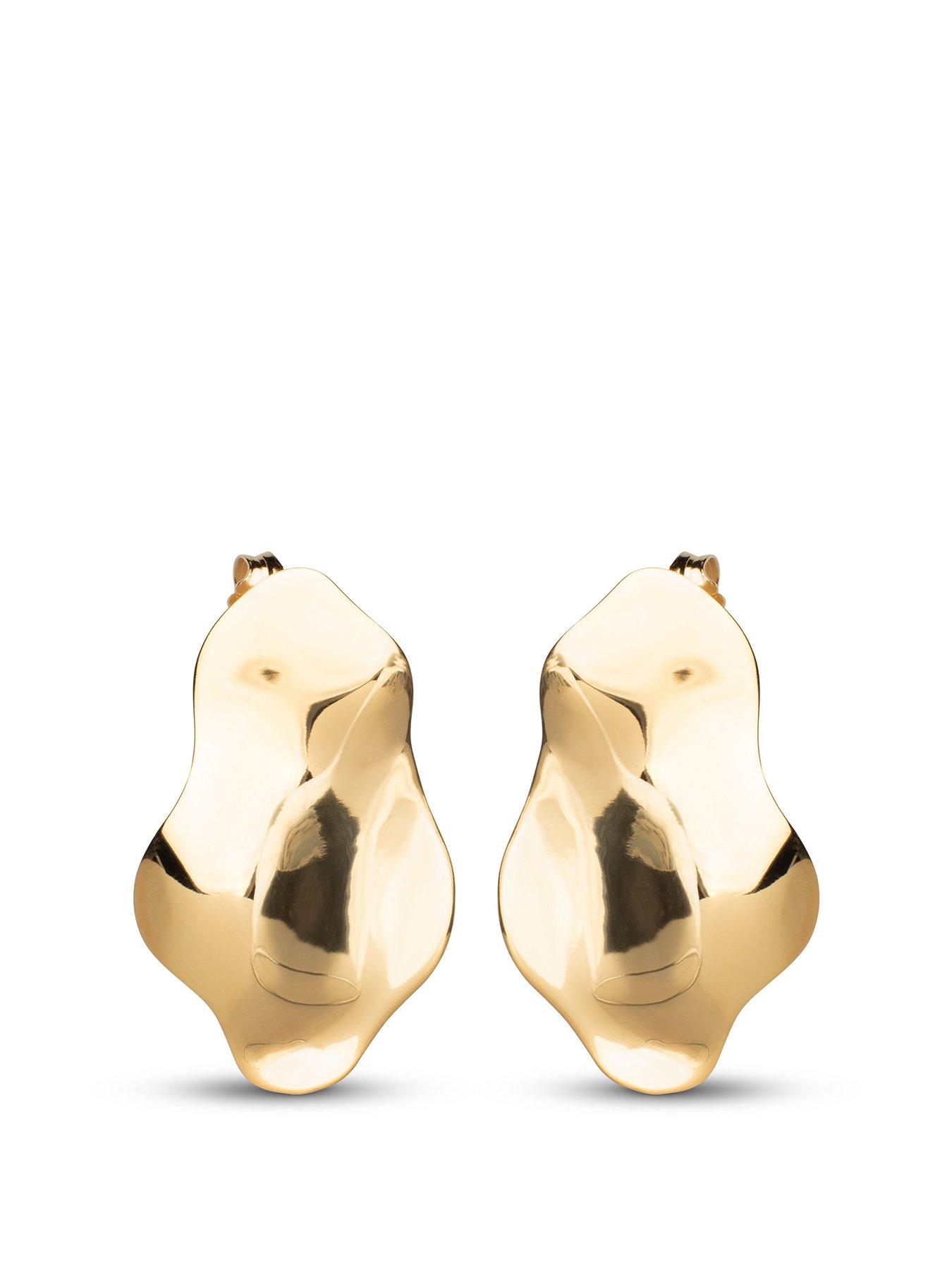 enamel-copenhagen-cleopatra-gold-earrings-18ct-gold-plated-and-925-sterling-silverfront