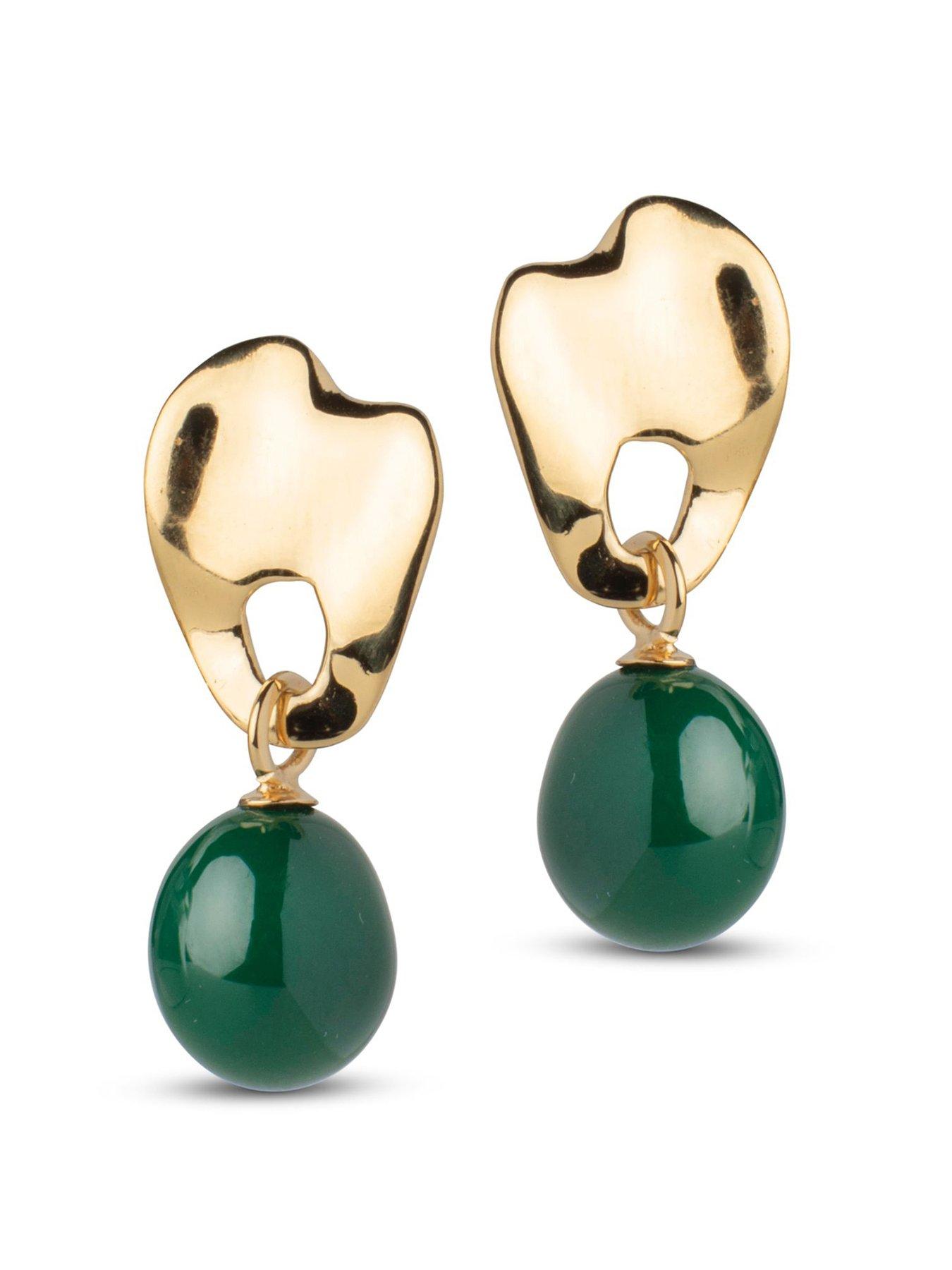 enamel-copenhagen-aida-gold-earrings-18ct-gold-plated-925-sterling-silver-and-green-enamel-drop