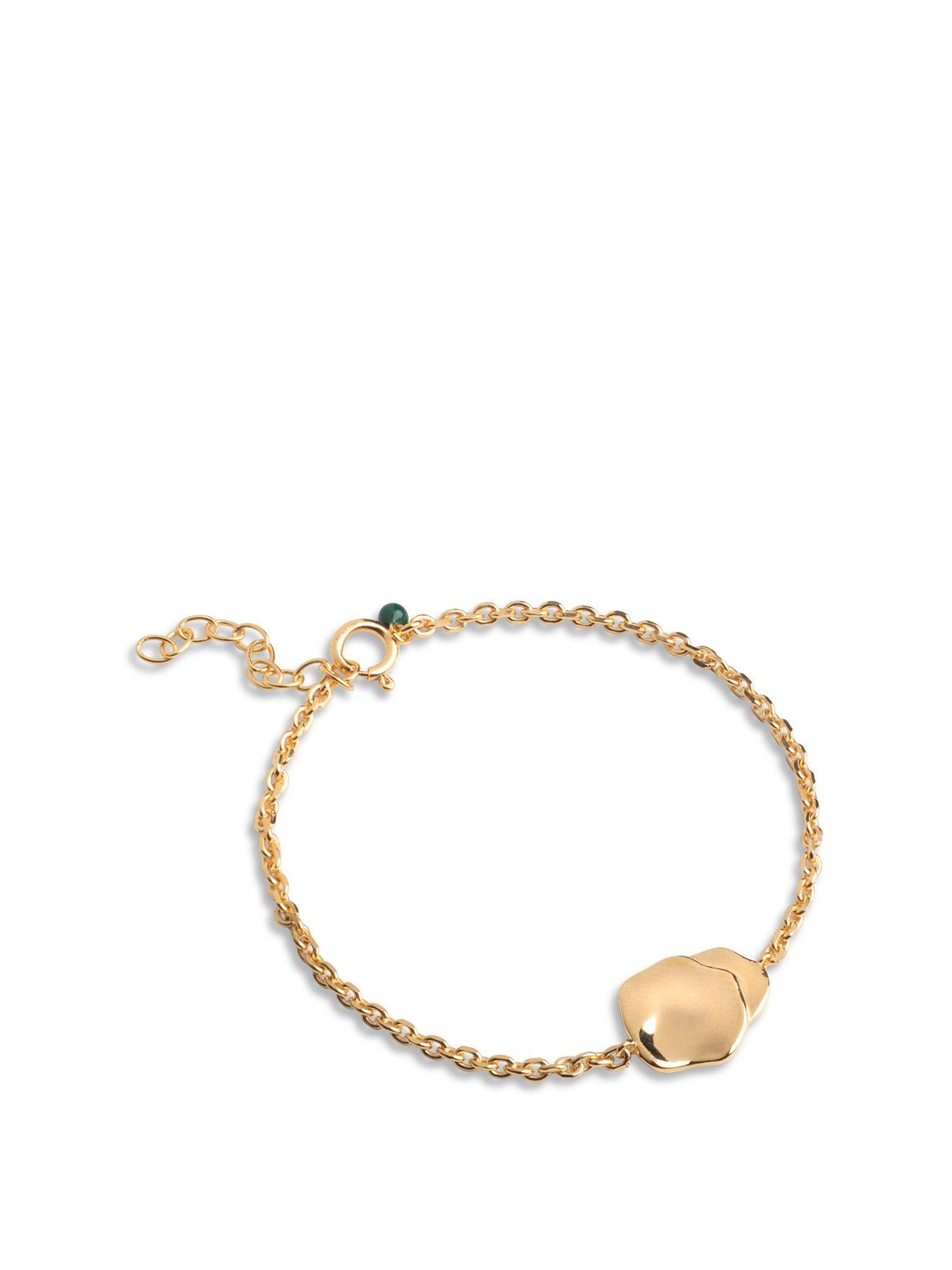 enamel-copenhagen-sahara-gold-bracelet-18ct-gold-plated-and-925-sterling-silverfront