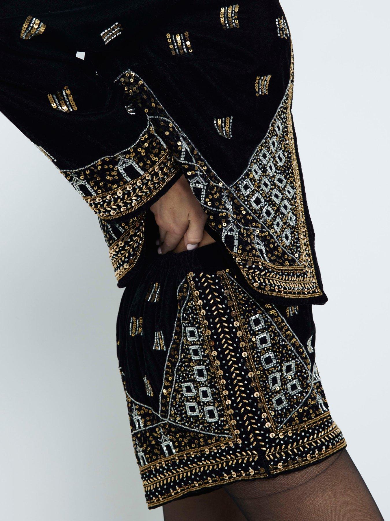 river-island-embellished-velvet-hot-pant-blackstillFront