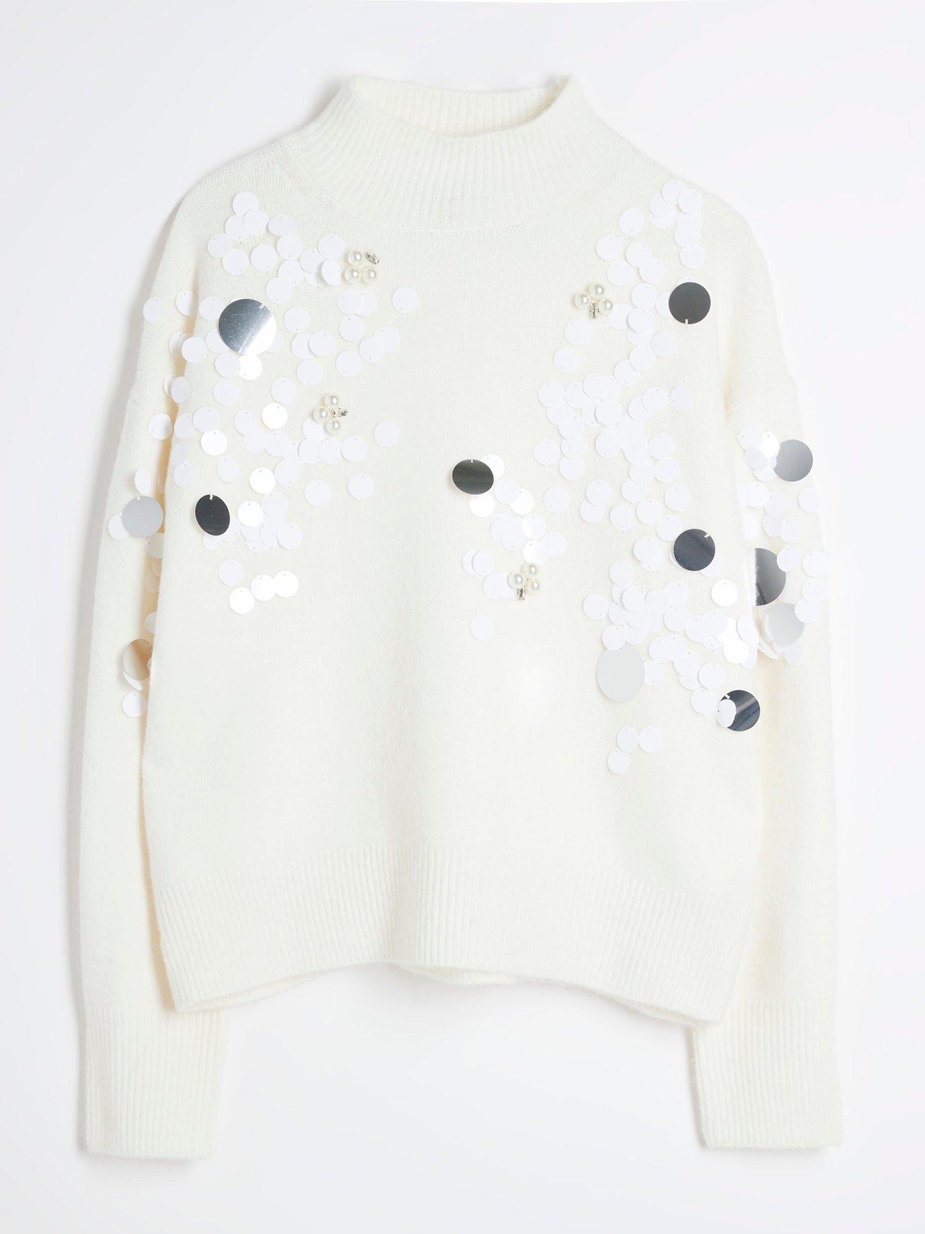 river-island-sequin-roll-jumper-creamdetail