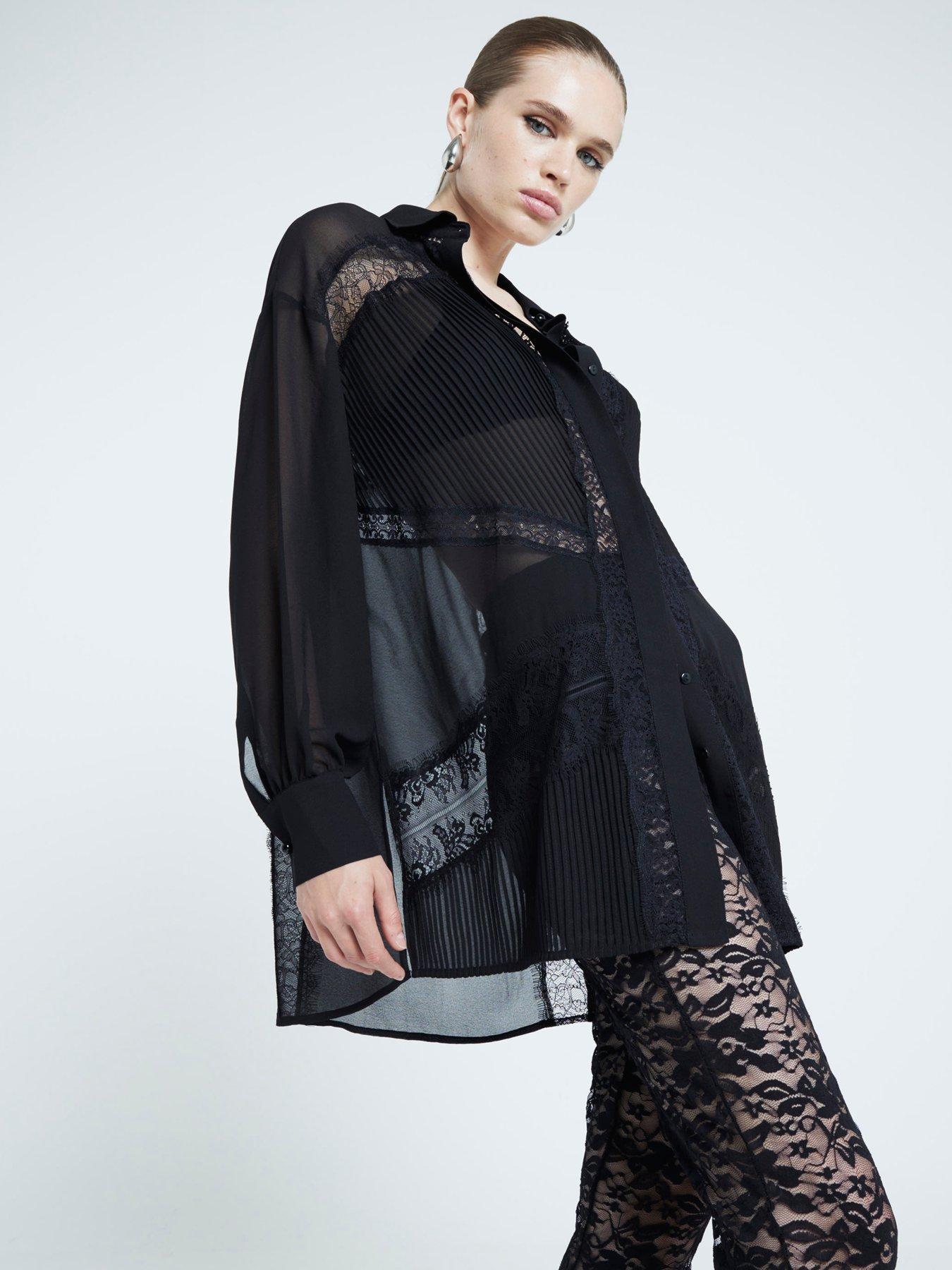 river-island-lace-chiffon-oversized-shirt-blackoutfit