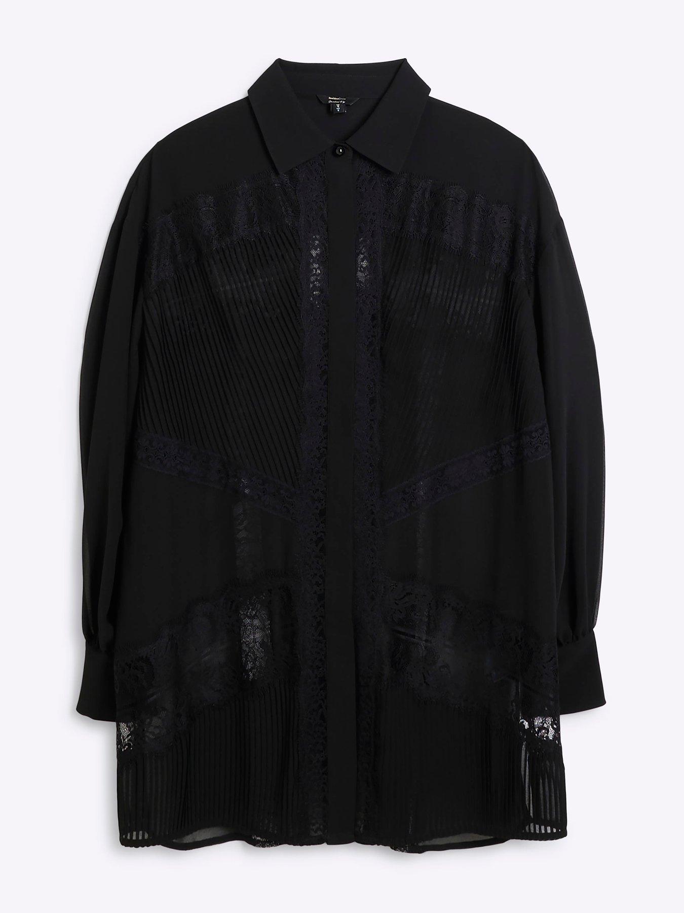 river-island-lace-chiffon-oversized-shirt-blackdetail