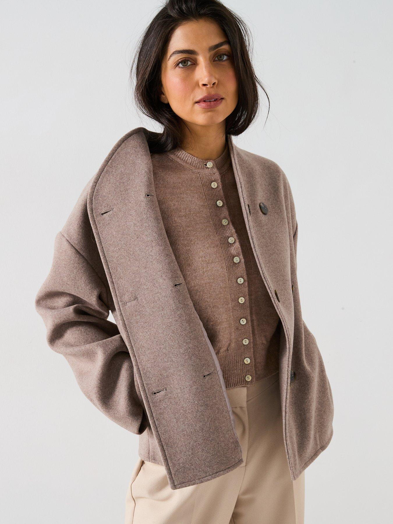 river-island-neat-button-cardigan-light-brownoutfit