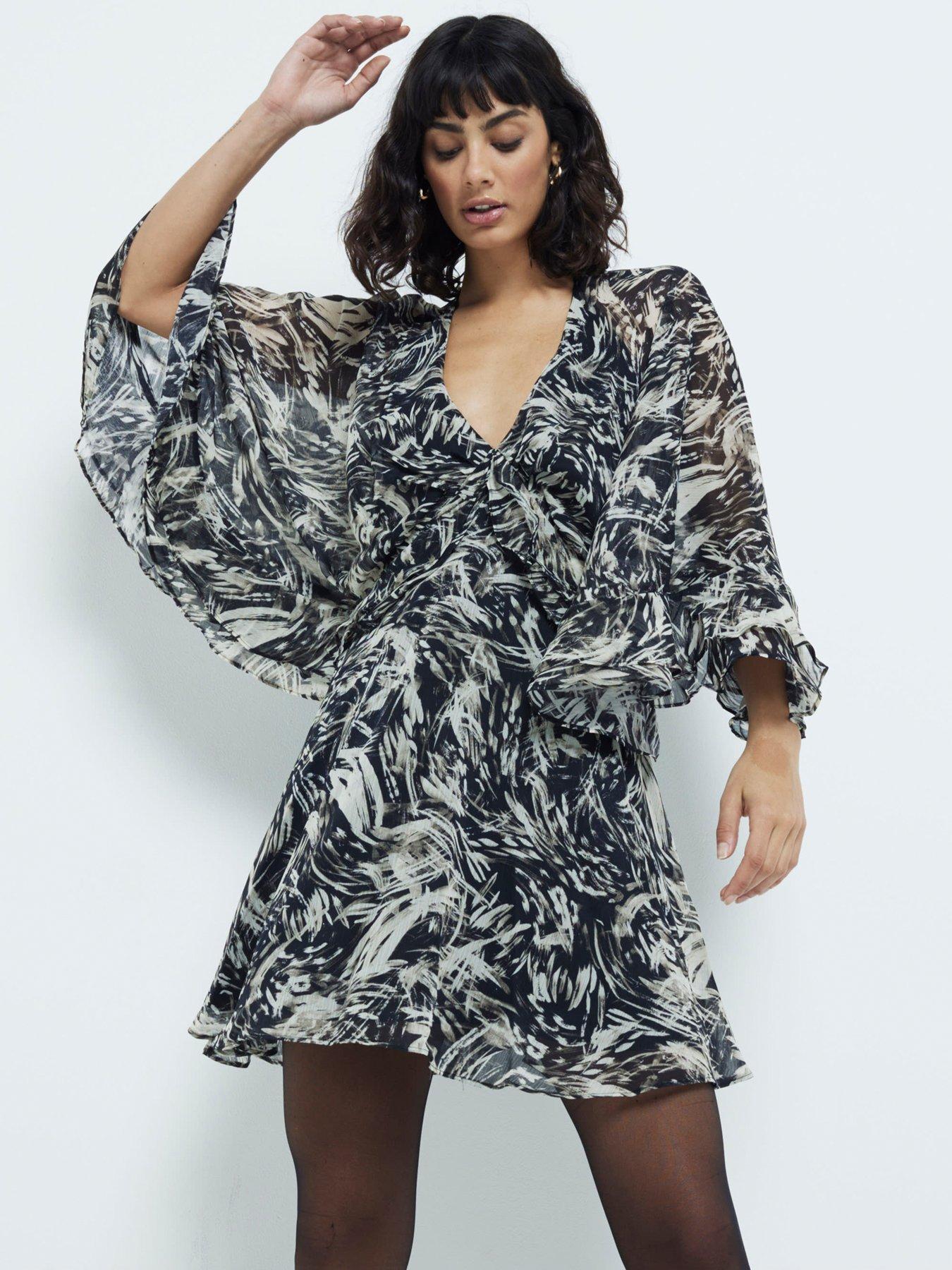 river-island-chiffon-printed-cape-mini-dress-dark-brownback