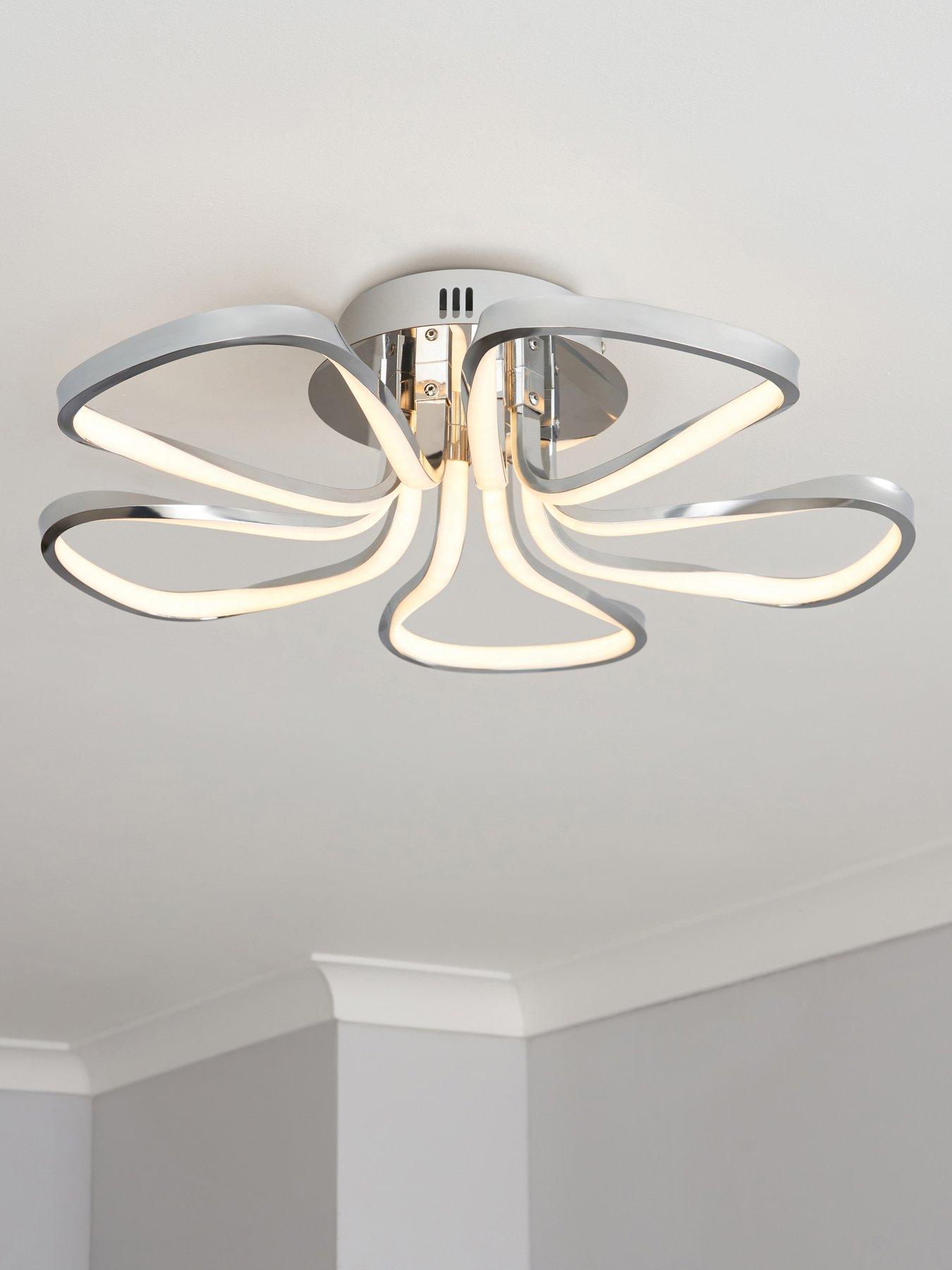 Image 1 of 6 of BHS Alavr 5 Petal LED Ceiling Light