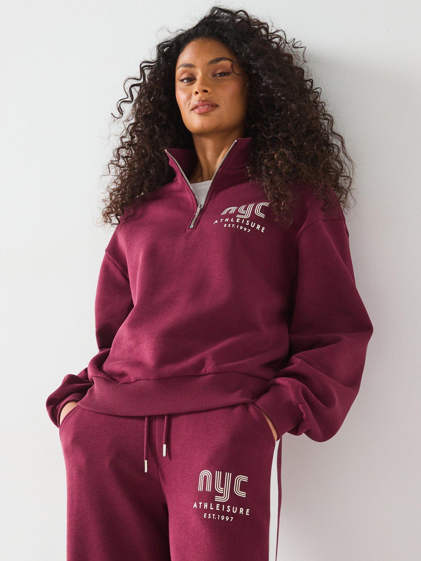 v-by-very-nyc-14-zip-sweatshirt-burgundy