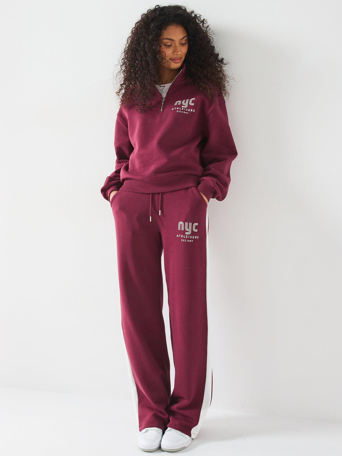 v-by-very-nyc-14-zip-sweatshirt-burgundyback