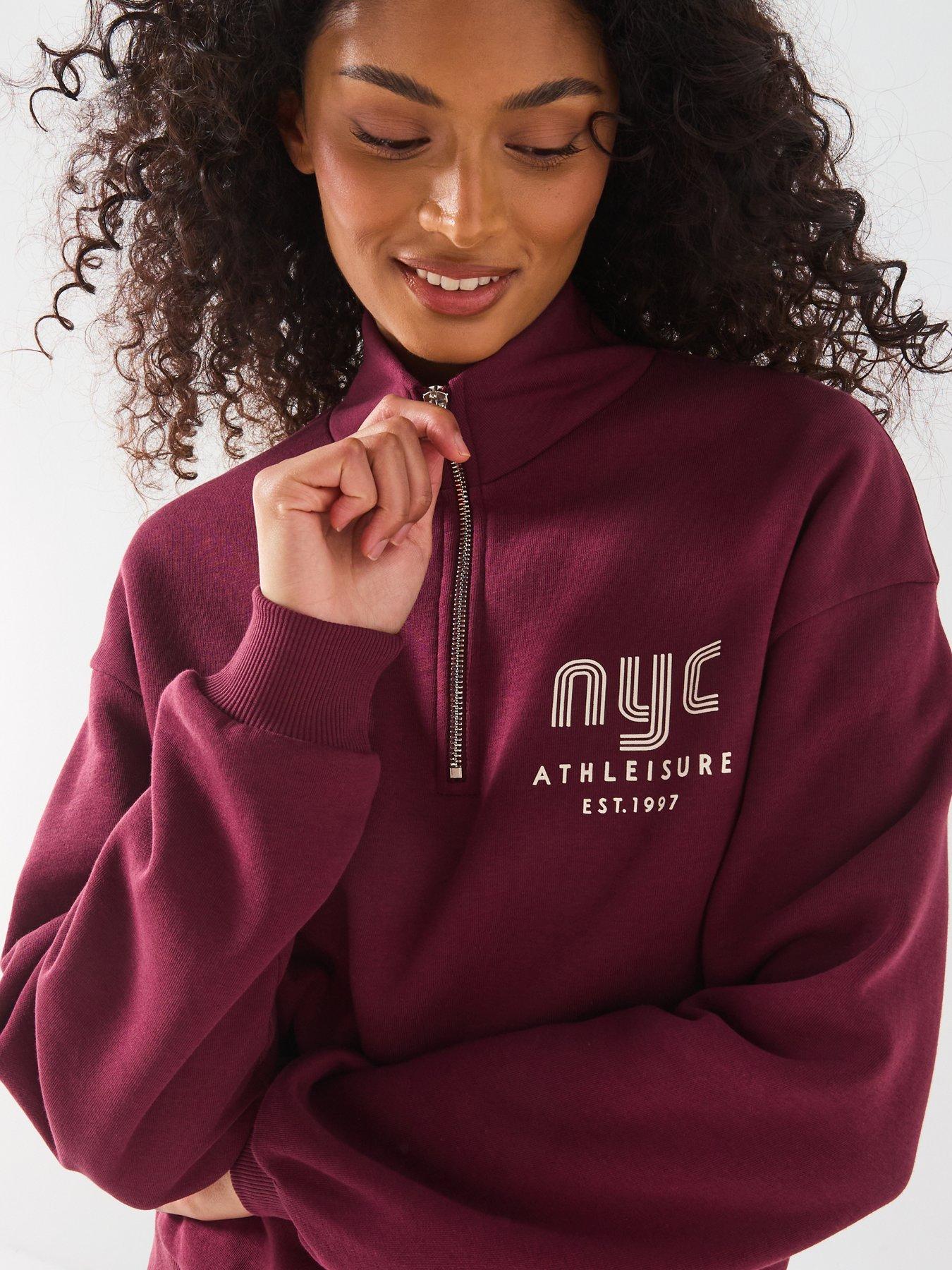 v-by-very-nyc-14-zip-sweatshirt-burgundydetail