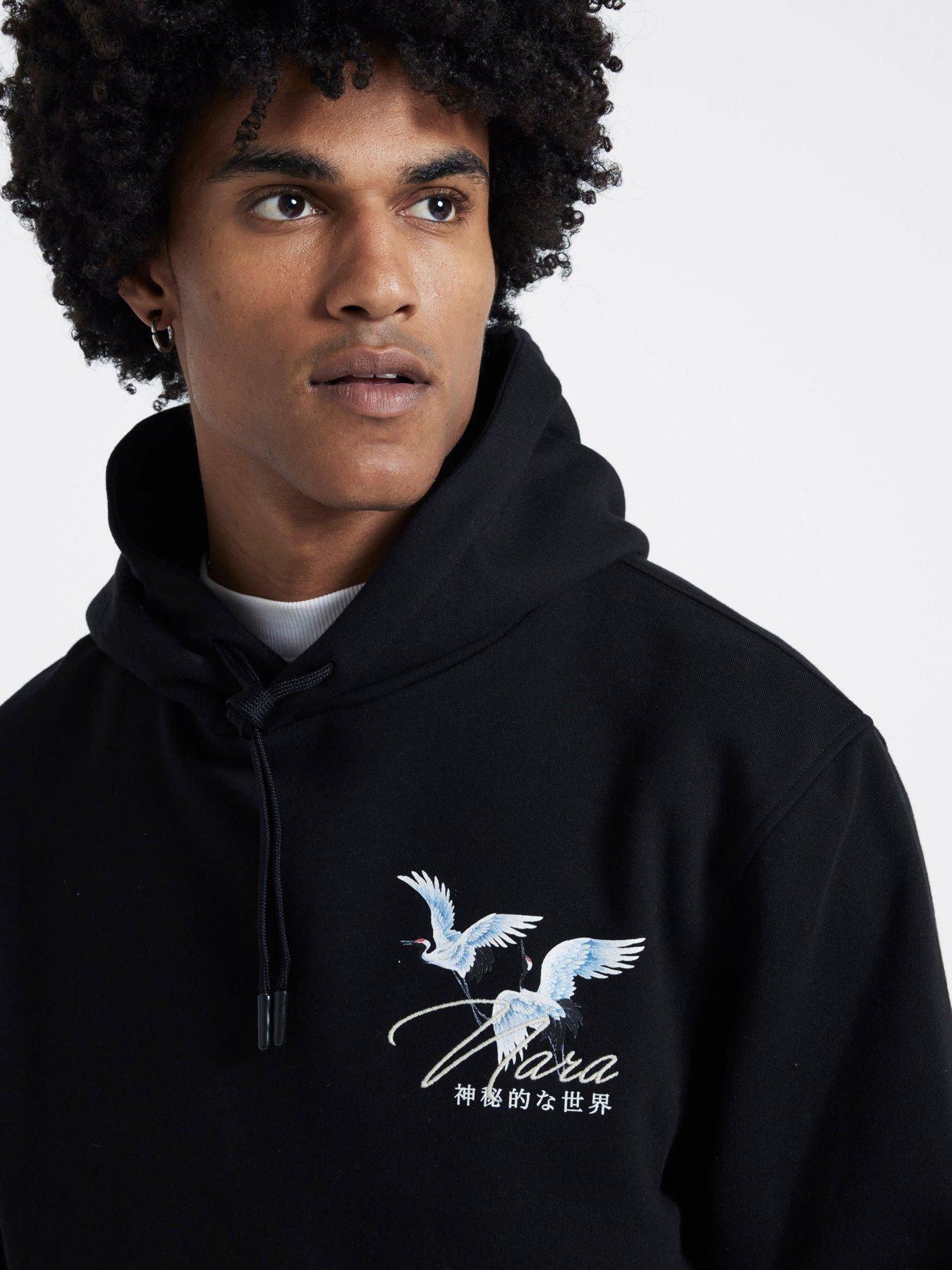 river-island-regular-fit-nara-crane-hoodie-blackoutfit