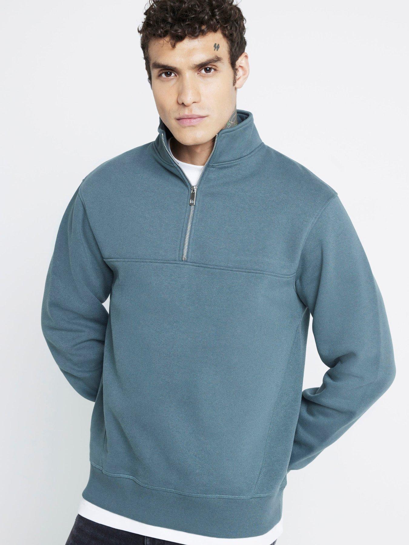 river-island-essential-12-zip-sweat