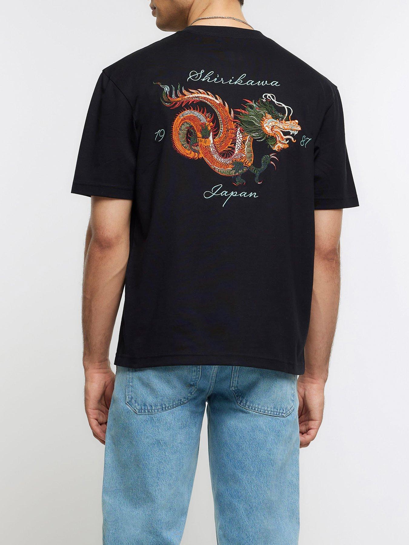 river-island-embroidered-dragon-back-graphic-t-shirt-blackfront