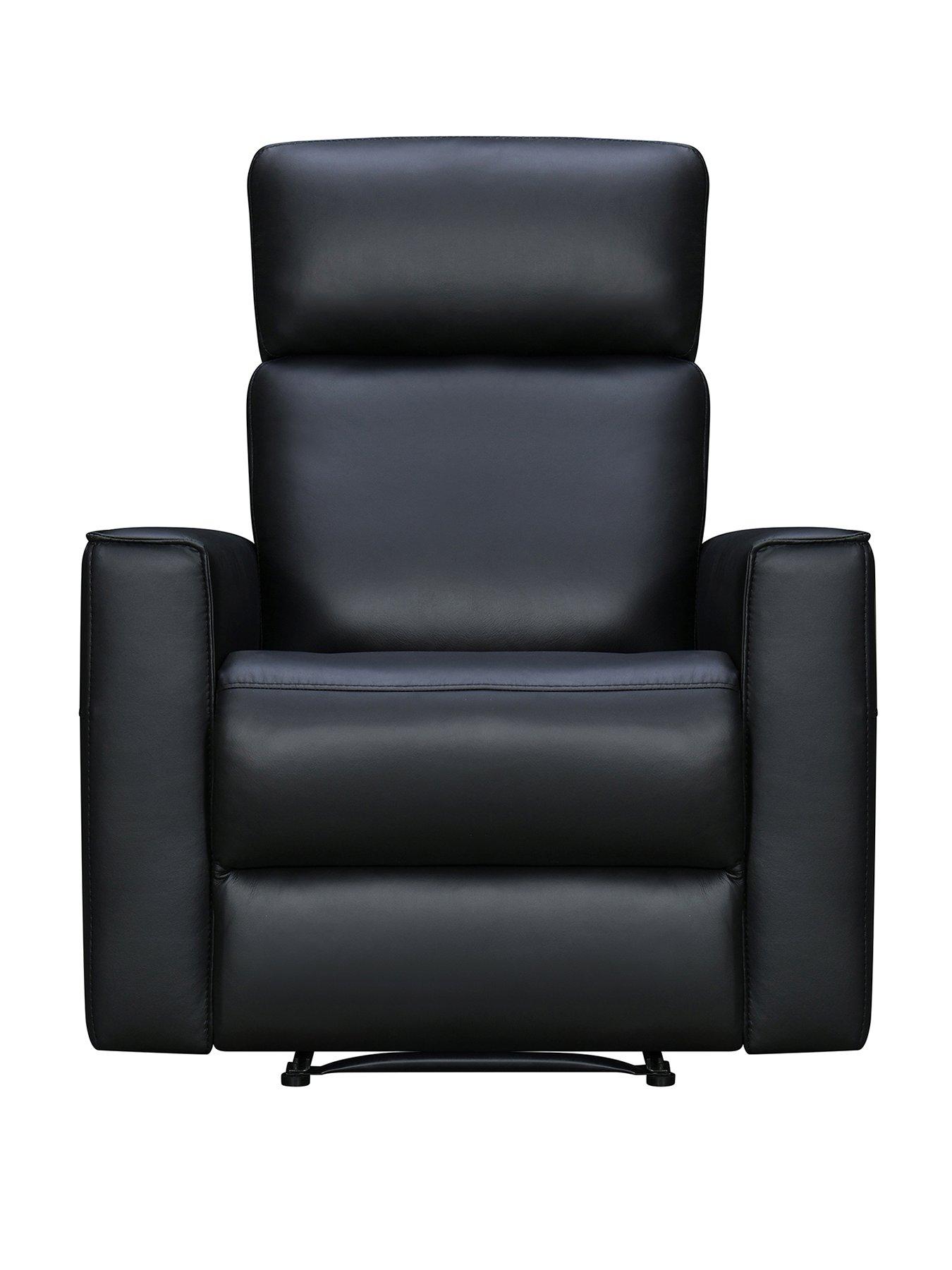 very-home-luna-leather-manual-reclining-chair