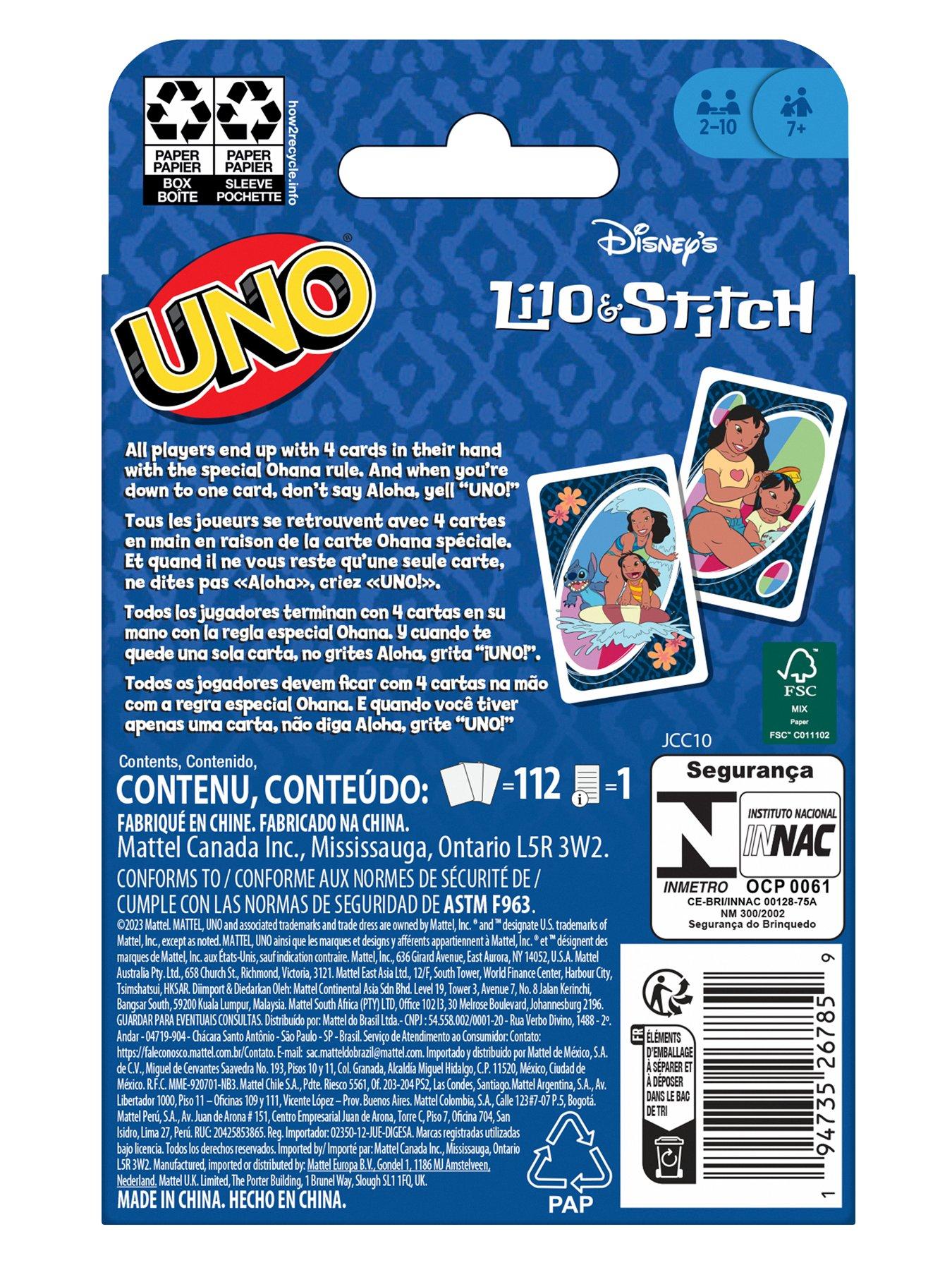 Image 7 of 7 of Uno UNO Lilo &amp; Stitch