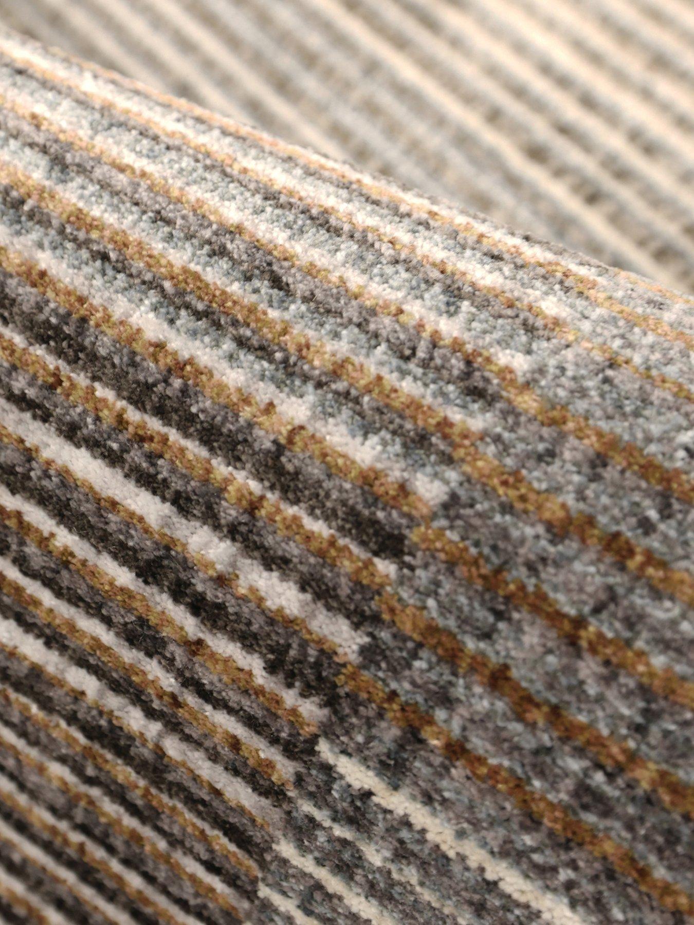 Image 3 of 4 of The Very Collection Aspre Lines Rug - Multi