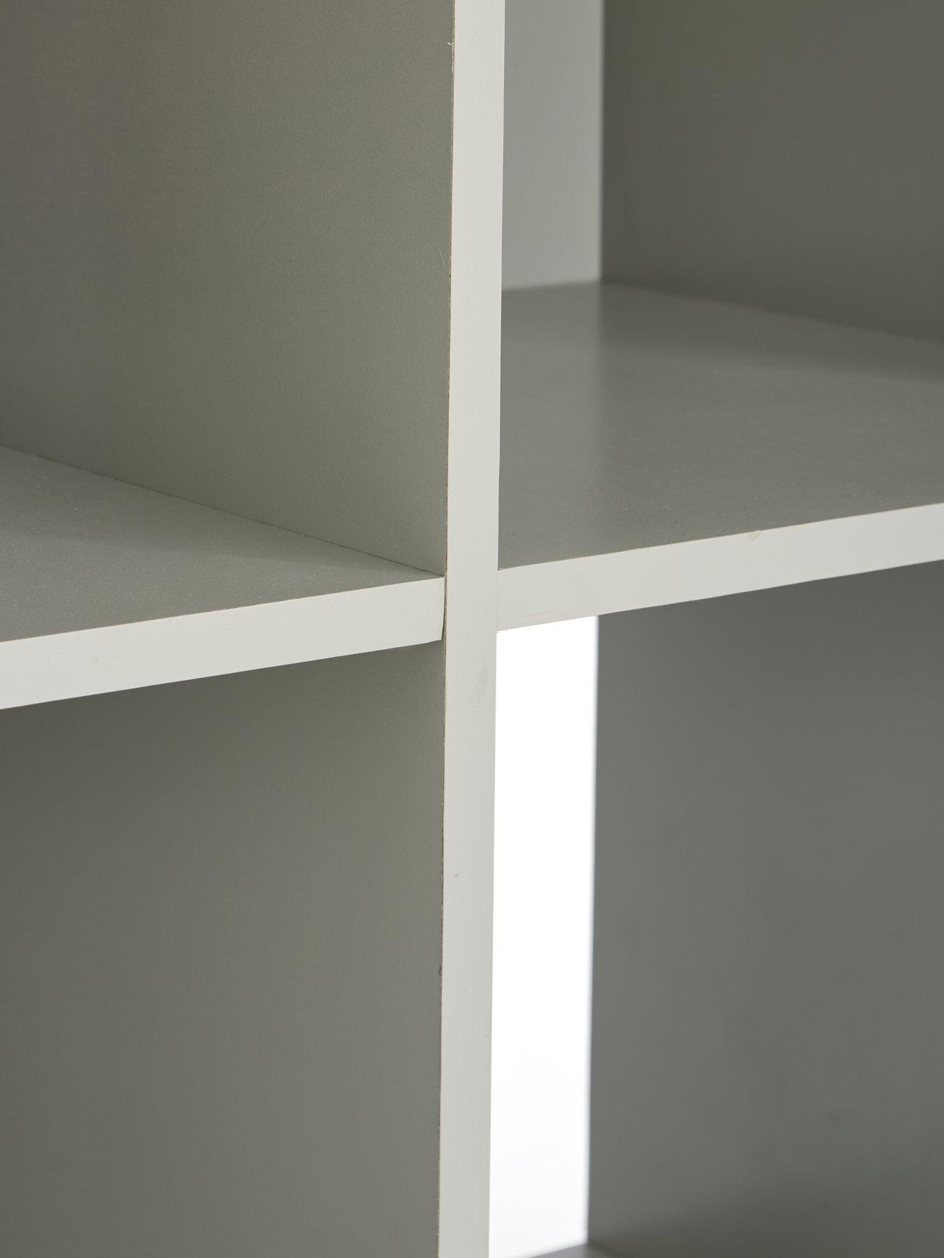Image 5 of 6 of Very Home Metro 4 Square Shelf Unit - Grey -&nbsp;FSC&reg; Certified