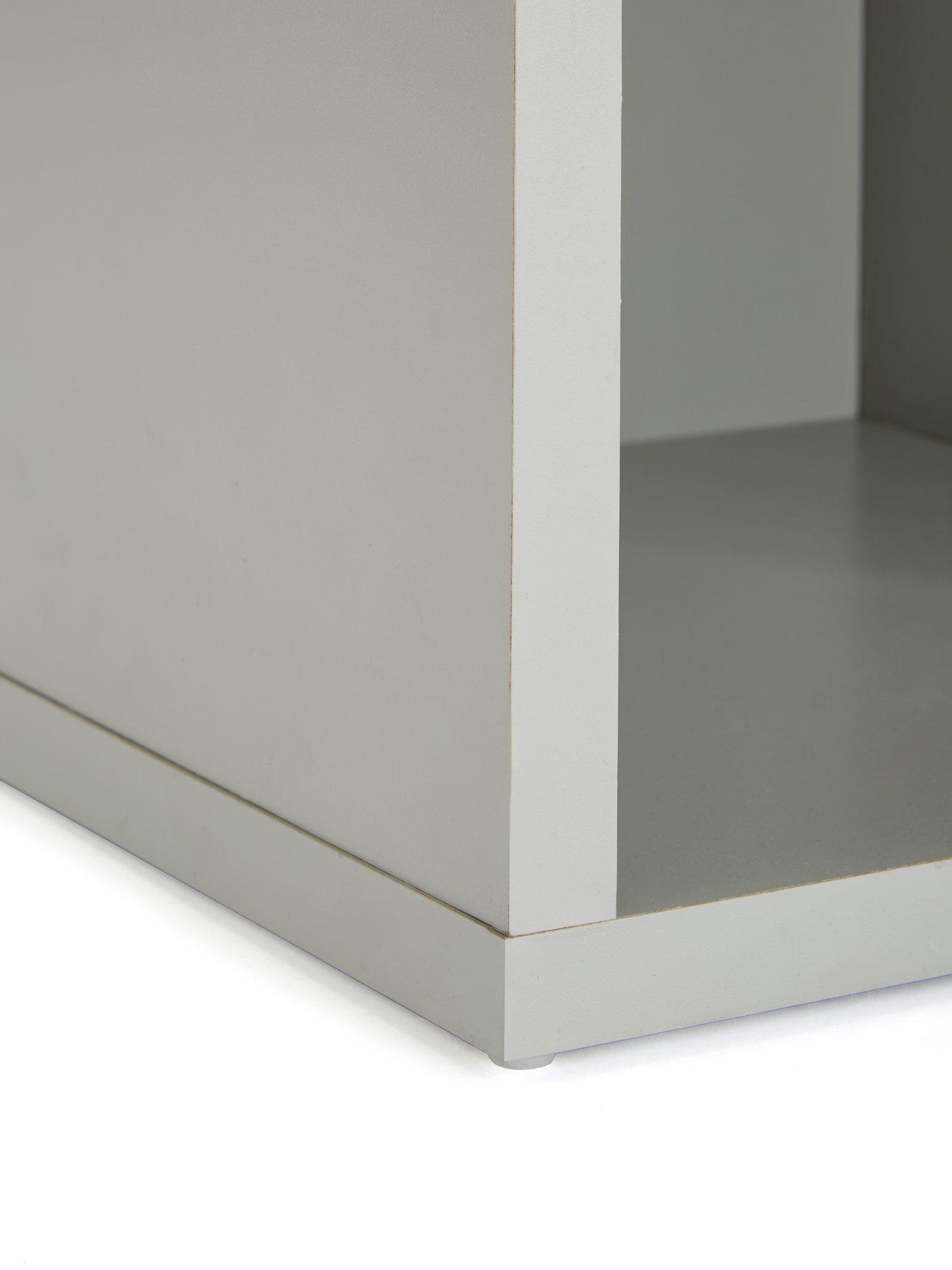 Image 6 of 6 of Very Home Metro 4 Square Shelf Unit - Grey -&nbsp;FSC&reg; Certified