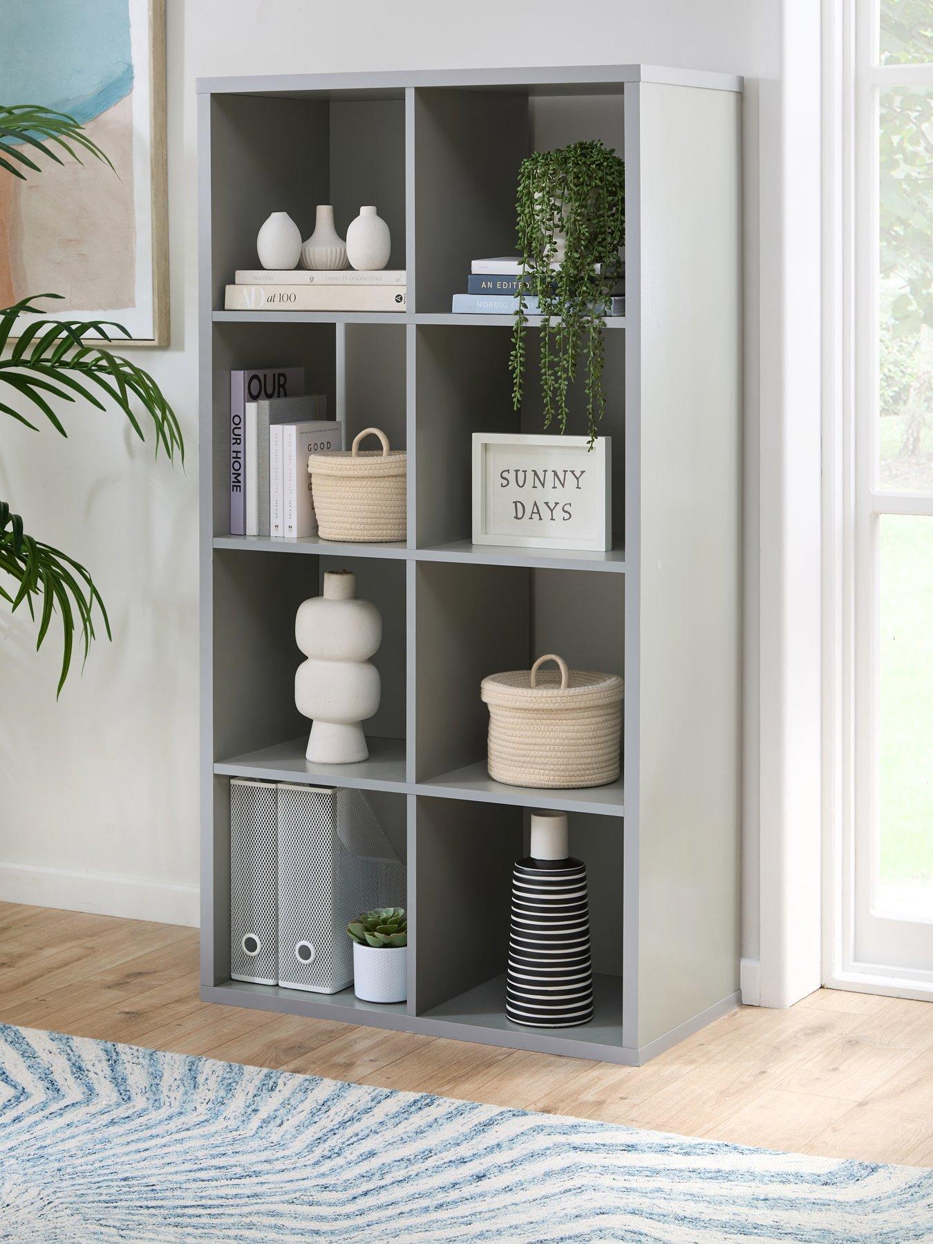 Image 1 of 6 of Very Home Metro 8 Shelf Unit&nbsp;- Grey - FSC&reg; Certified