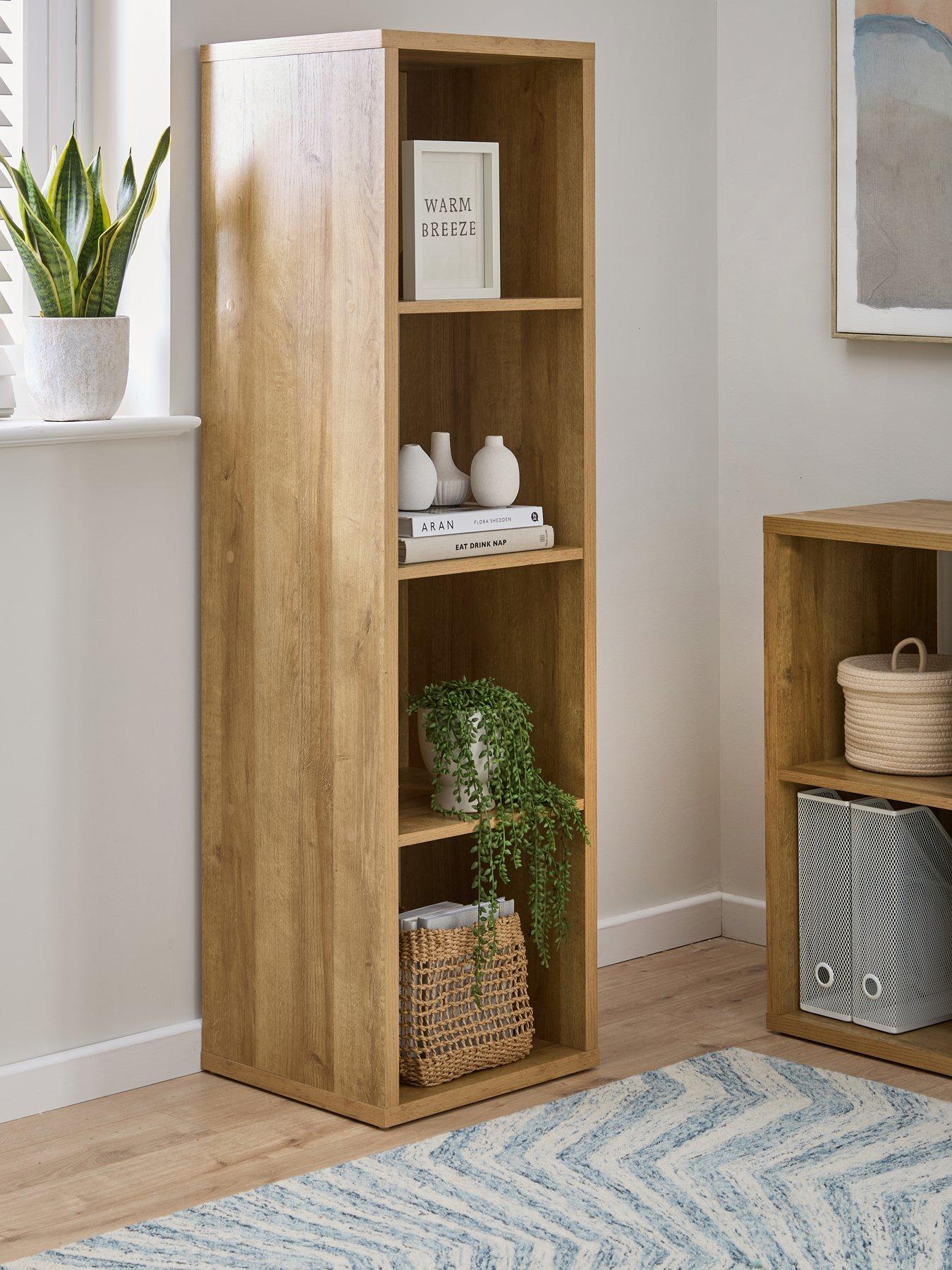 Image 1 of 6 of The Very Collection Metro 4 Shelf Unit - Oak&nbsp;- FSC&reg; Certified