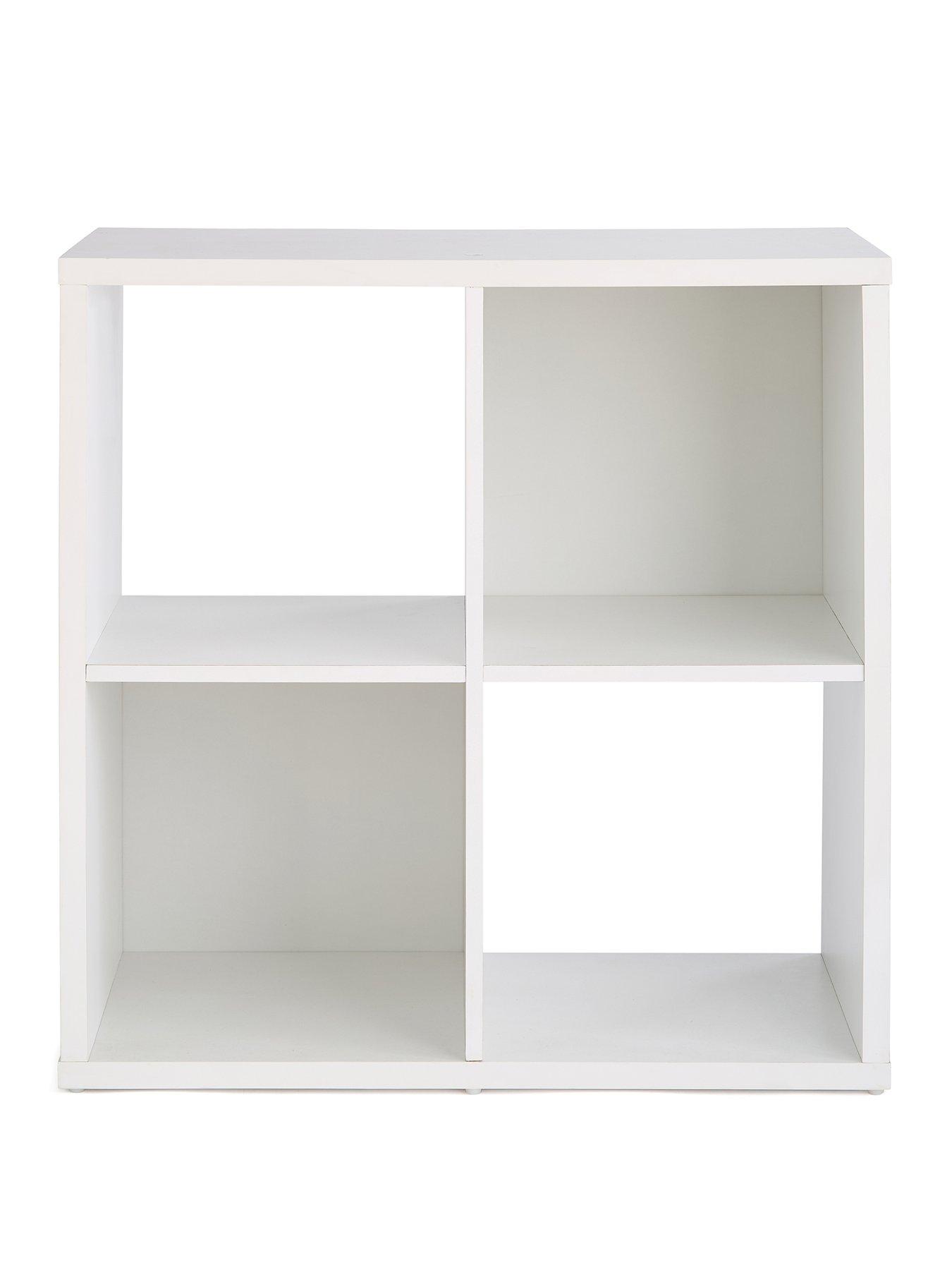 Image 2 of 6 of Very Home Metro 4 Square Shelf Unit - White&nbsp;- FSC&reg; Certified