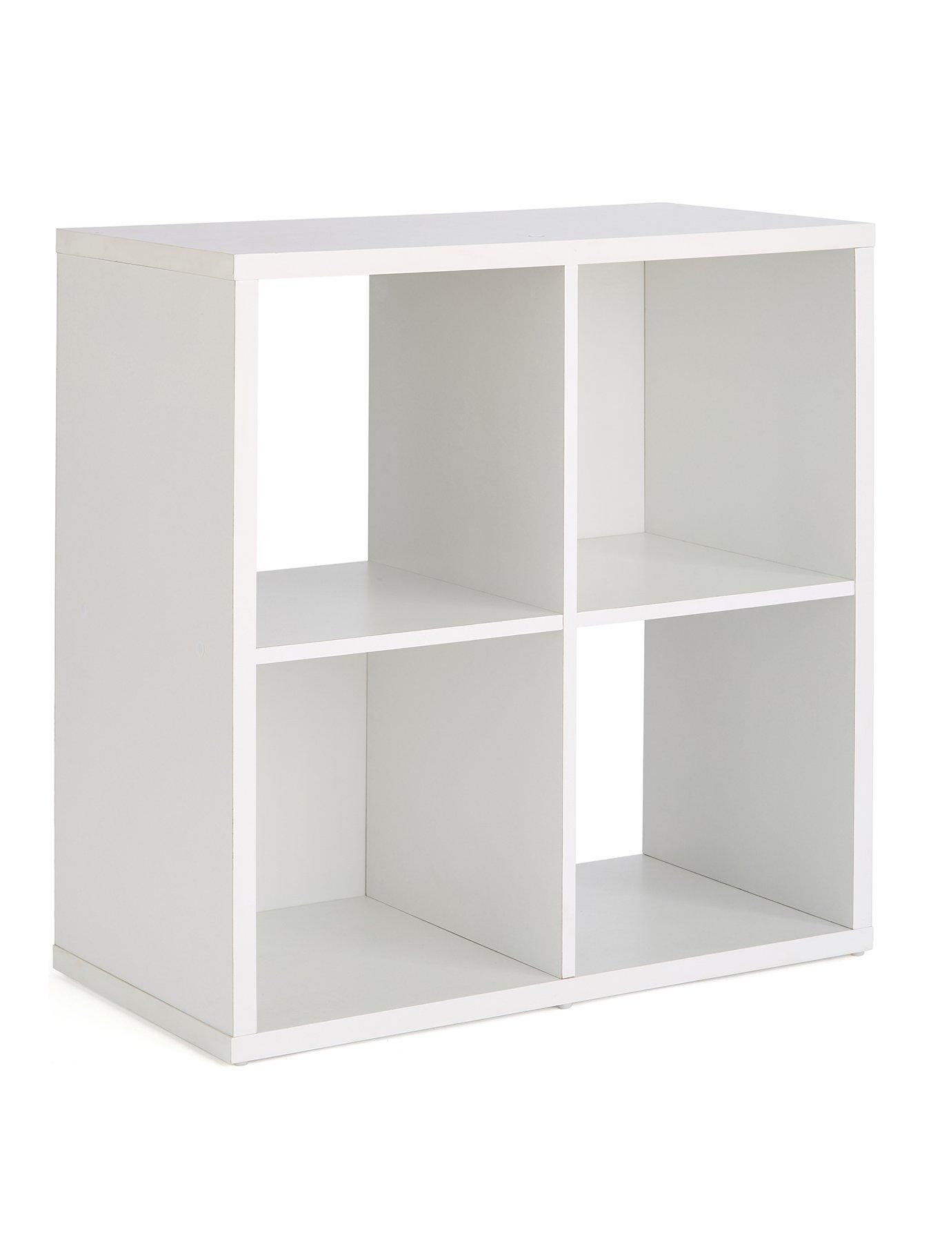 Image 3 of 6 of Very Home Metro 4 Square Shelf Unit - White&nbsp;- FSC&reg; Certified