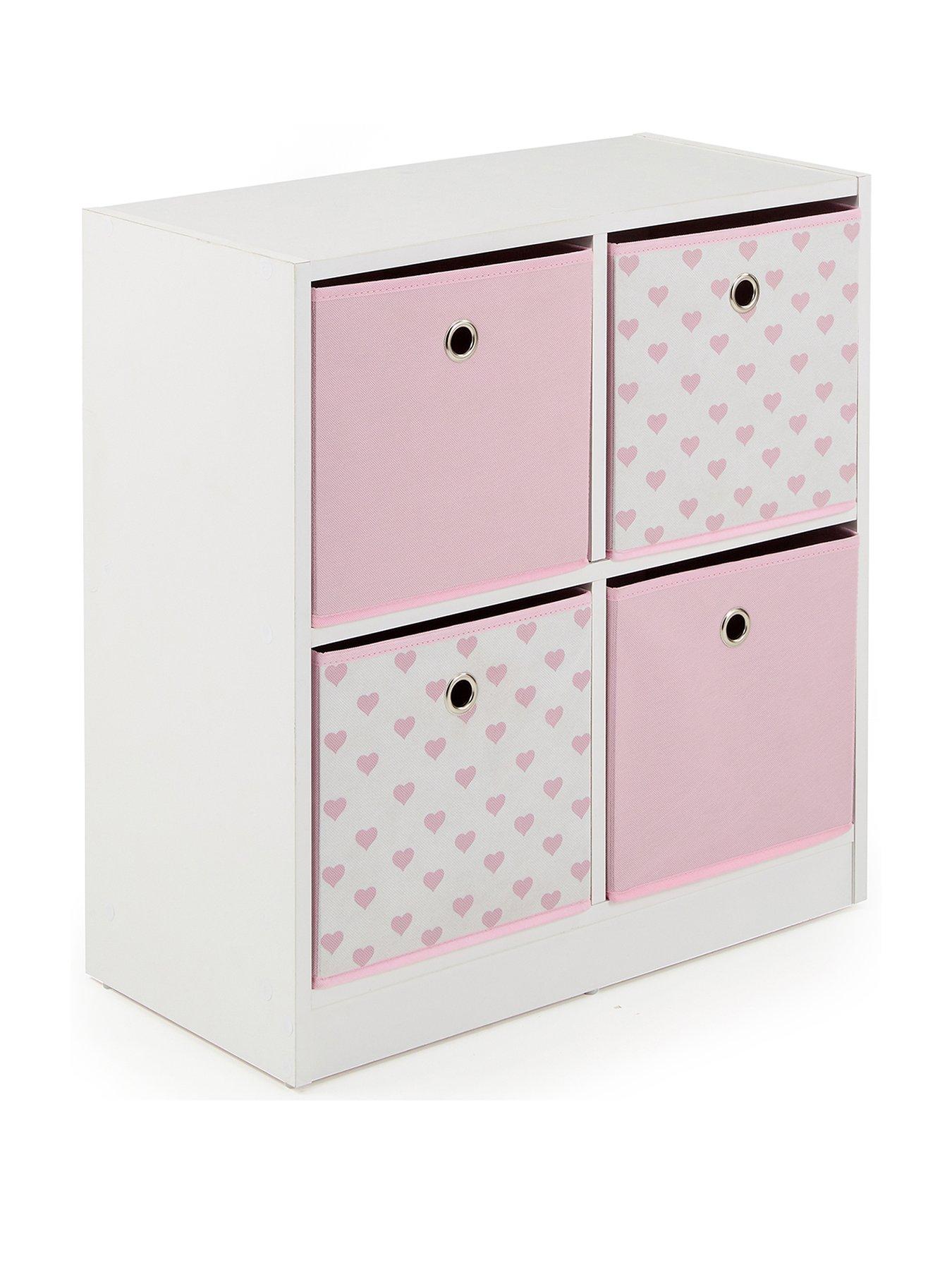 the-very-collection-4nbspcube-storage-unitnbspwithnbspboxes--nbsppinkheartsnbsp--fscreg-certifiedback