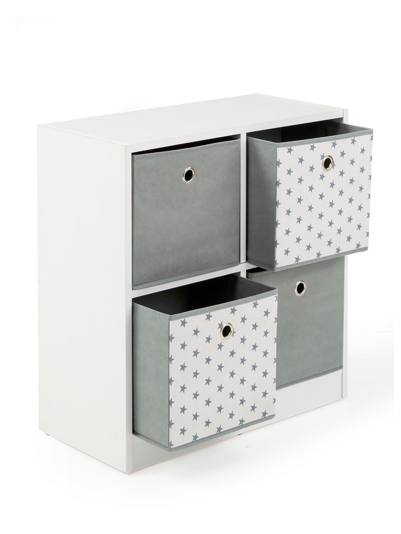 very-home-cube-4-storage-boxes-with-grey-starsoutfit