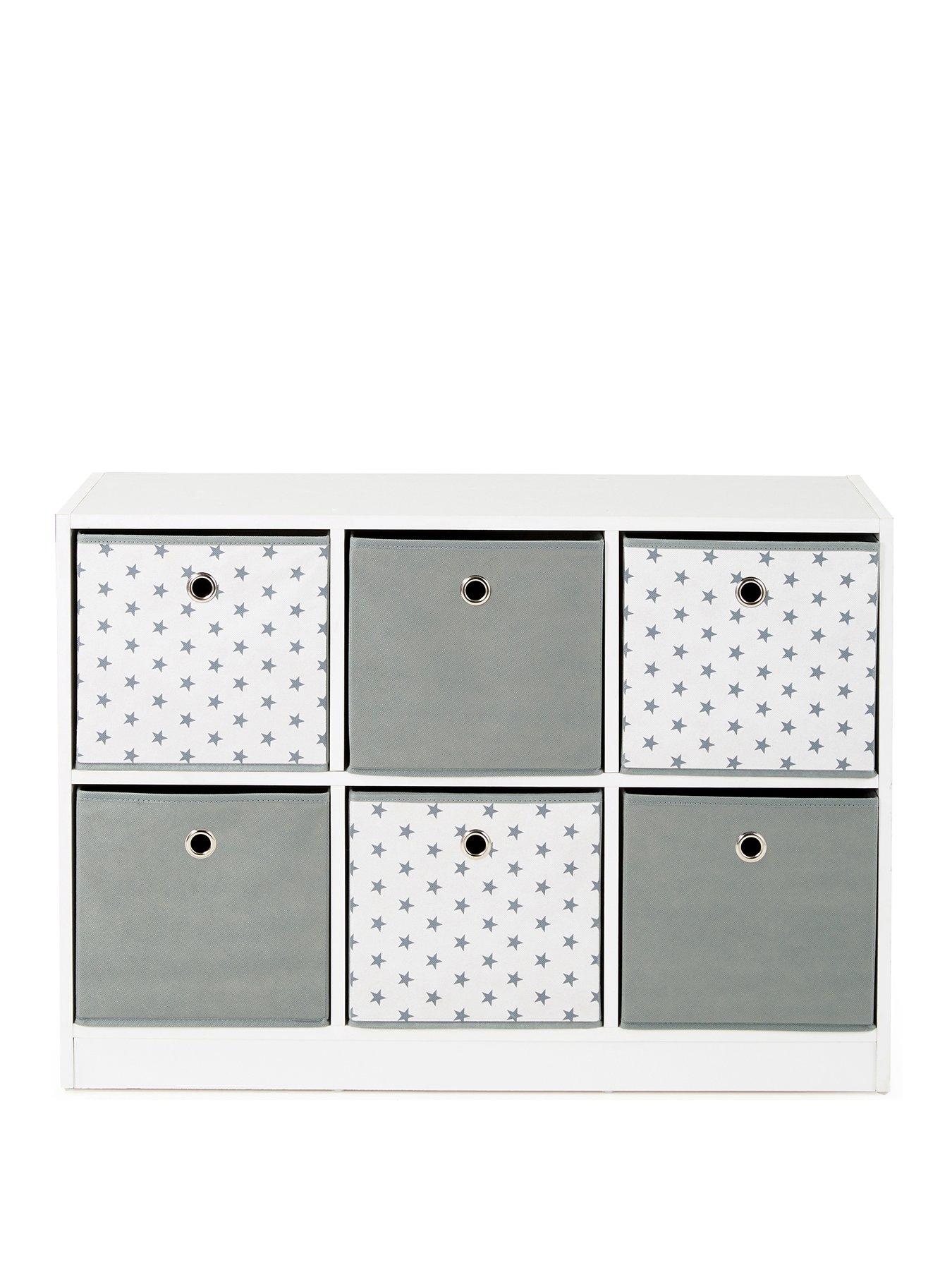 very-home-cube-6-storage-boxes-with-grey-starsstillFront