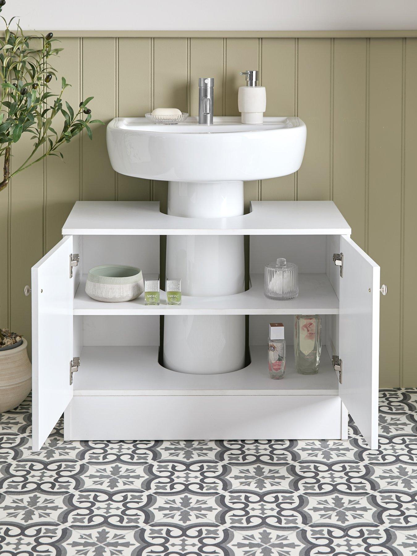Image 2 of 7 of The Very Collection Avalon Under Sink Cabinet - White - FSC&reg; Certified