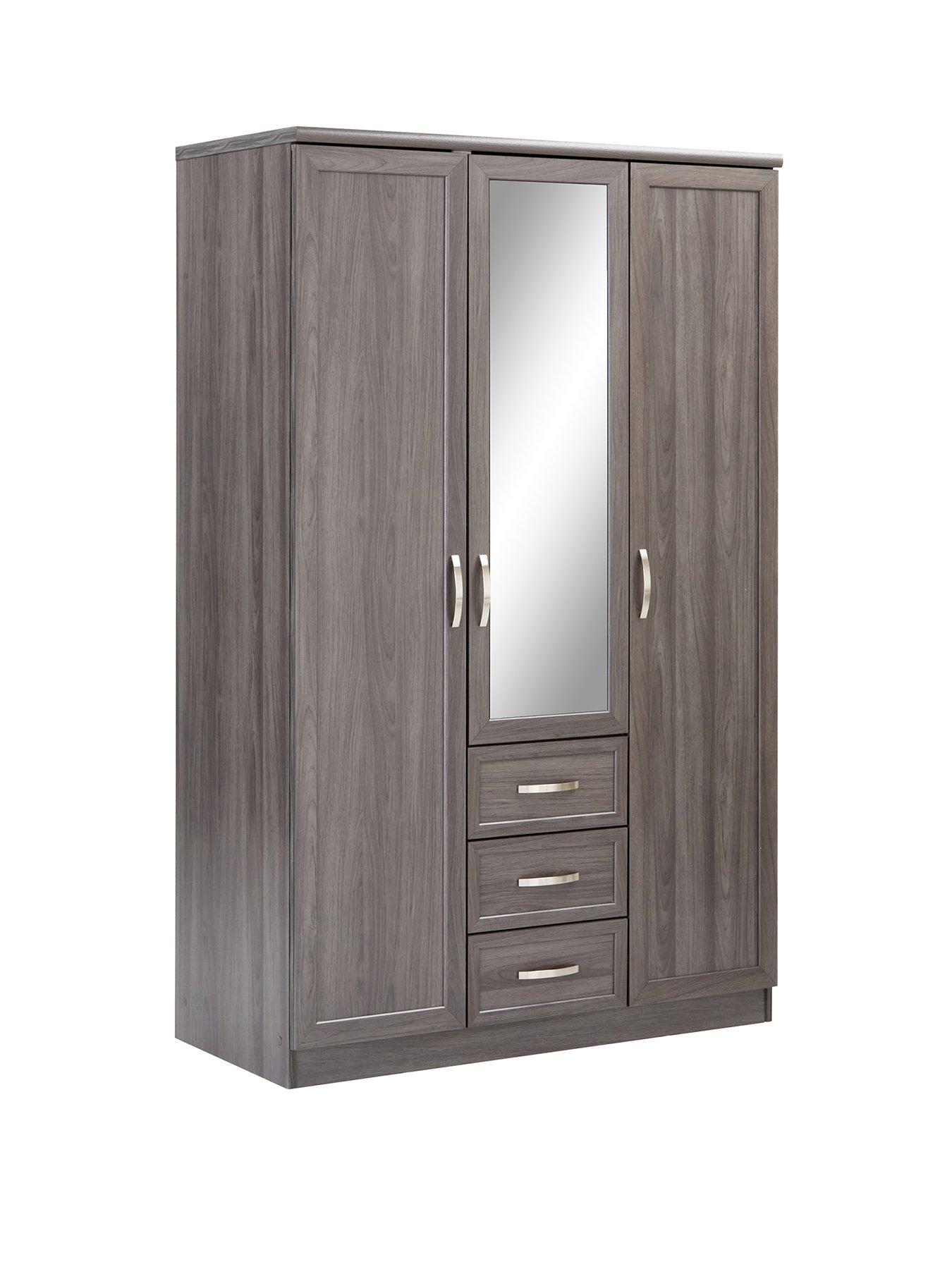 very-home-camberley-3-piece-package-3-door-3-drawer-mirrored-wardrobe-5-drawer-chest-andnbsp3-drawer-bedside-chestback