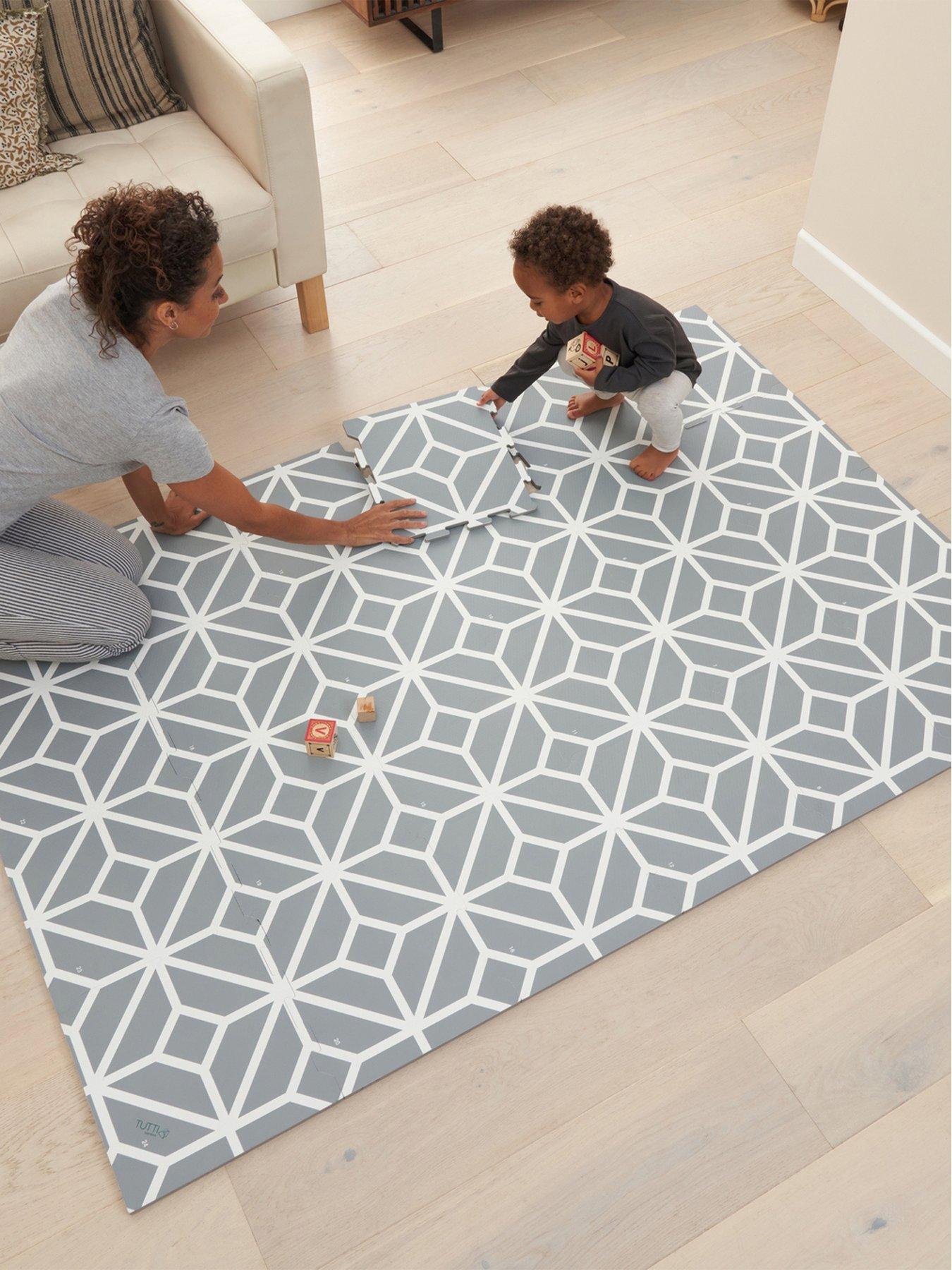 Image 1 of 7 of Tutti Bambini Puzzle Playmat - Tiles Grey