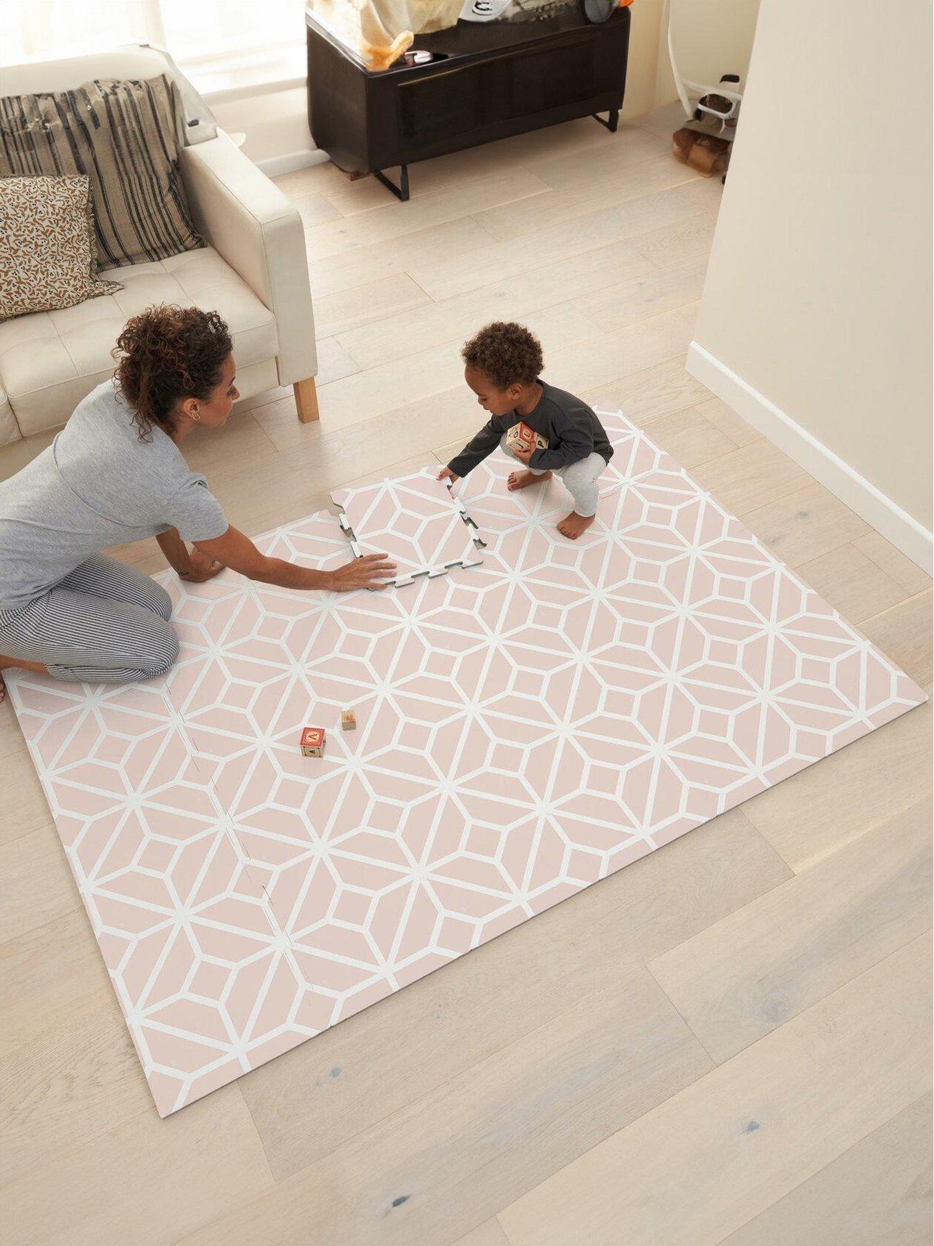 undefined Puzzle Playmat - Tiles Blush Rose